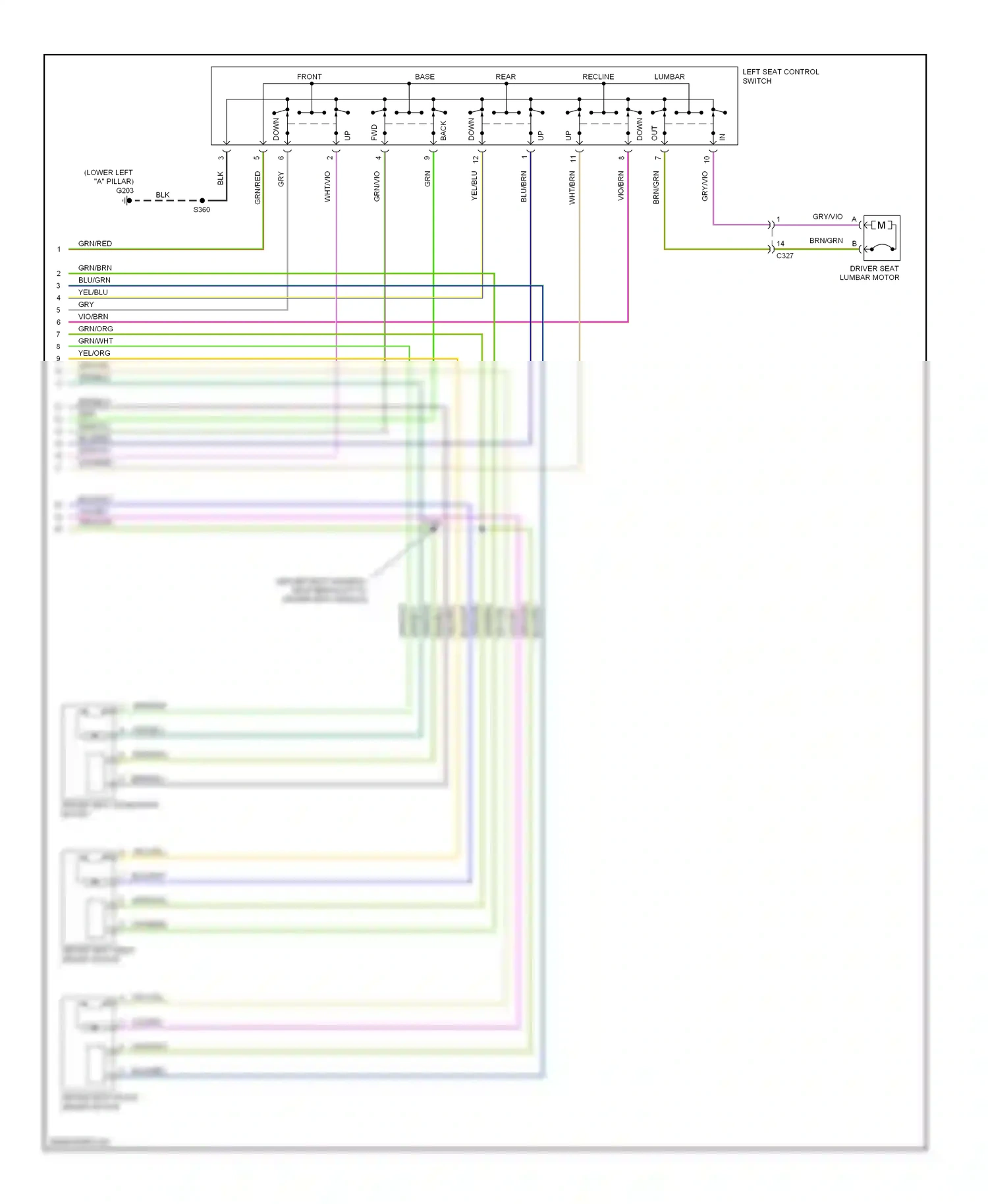 Wiring diagram grn/red for Ford Expedition III (2006-2014) (7 of 18)