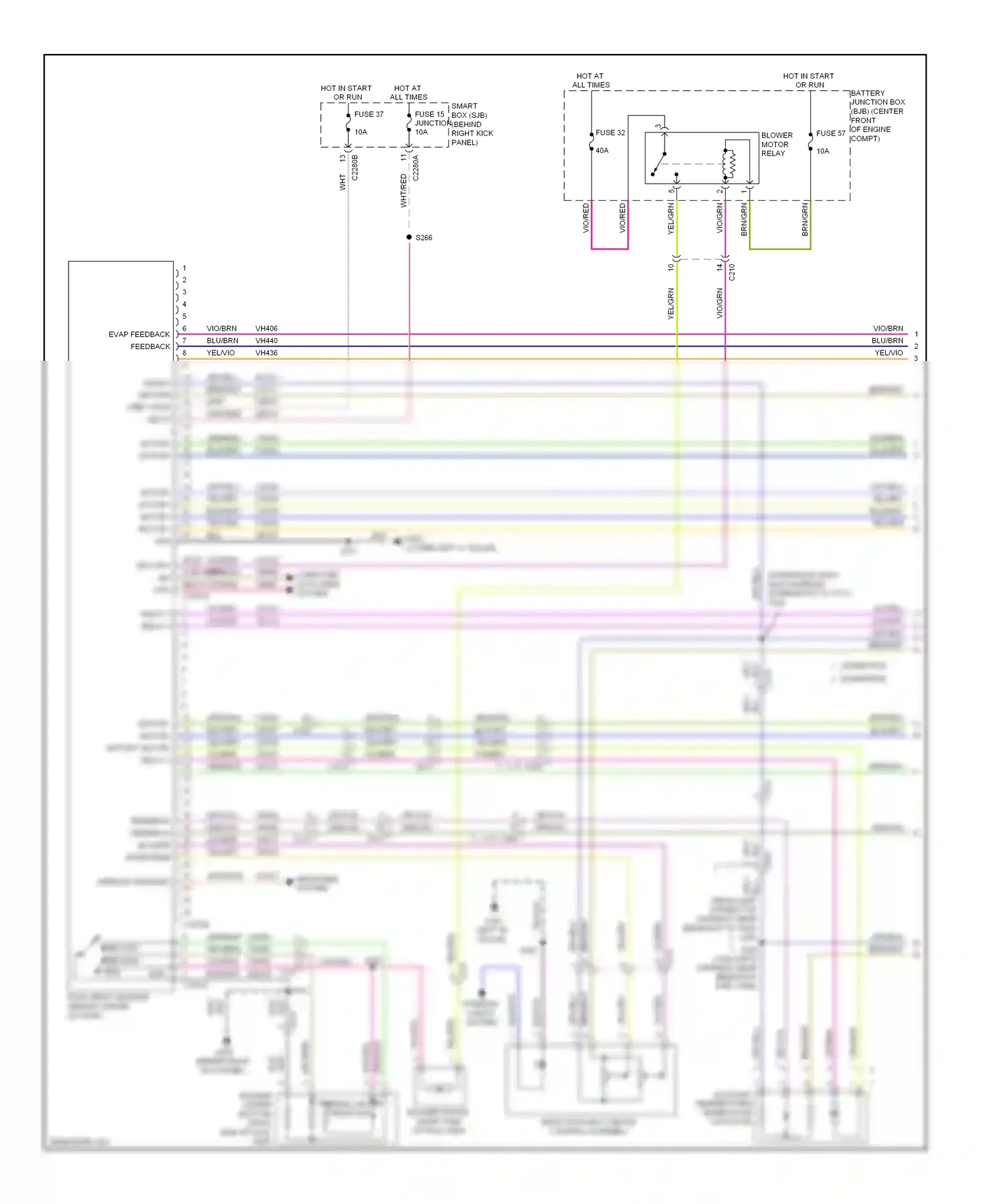 Wiring diagram grn/vio for Ford Expedition III (2006-2014) (6 of 21)