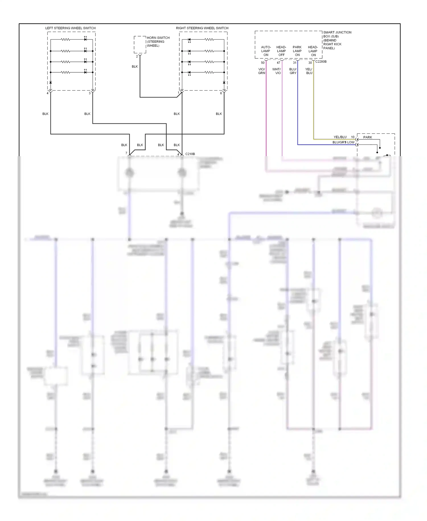 Wiring diagram gry for Ford Expedition III (2006-2014) (28 of 65)