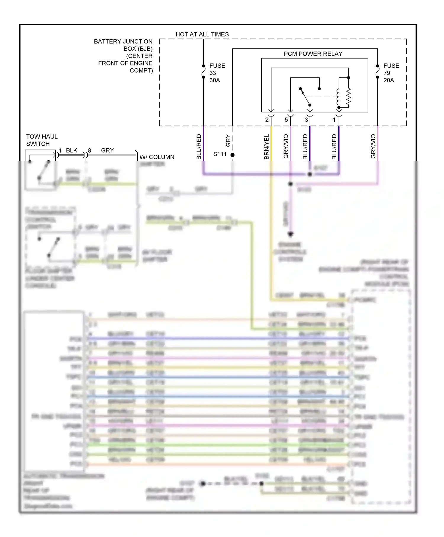 Wiring diagram tr-p sigrtn for Ford Expedition III (2006-2014) (1 of 1)