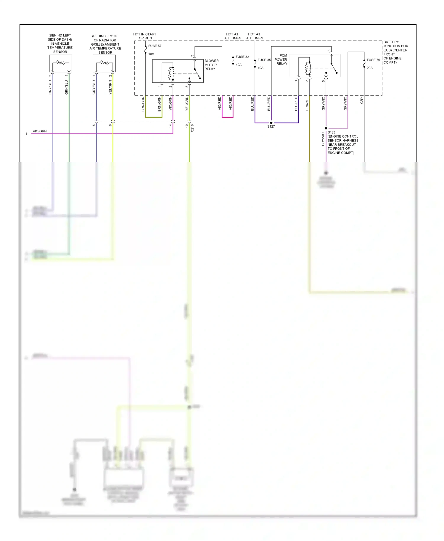 Wiring diagram vio/grn for Ford Expedition III (2006-2014) (3 of 29)