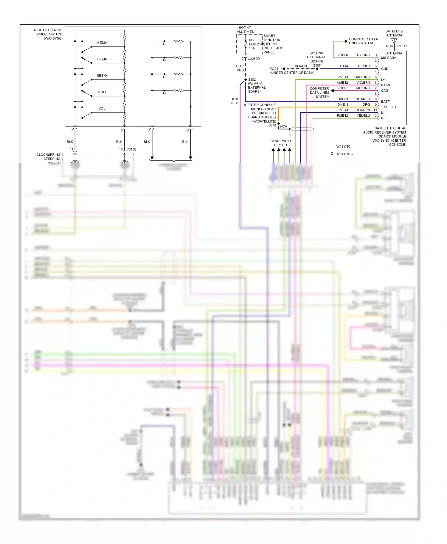 Wiring diagram yel for Ford Expedition III (2006-2014) (45 of 52)