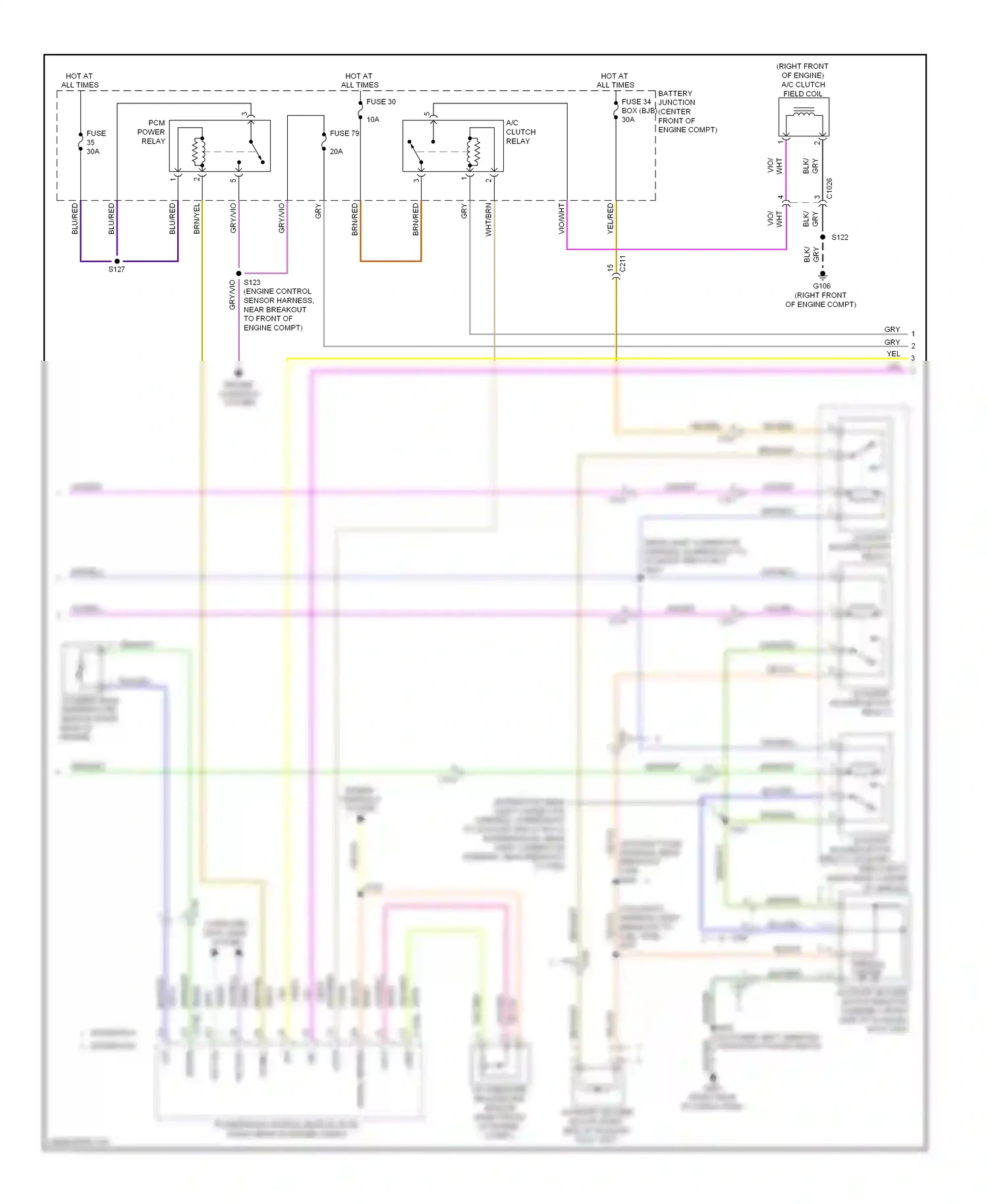 Wiring diagram yel for Ford Expedition III (2006-2014) (7 of 52)