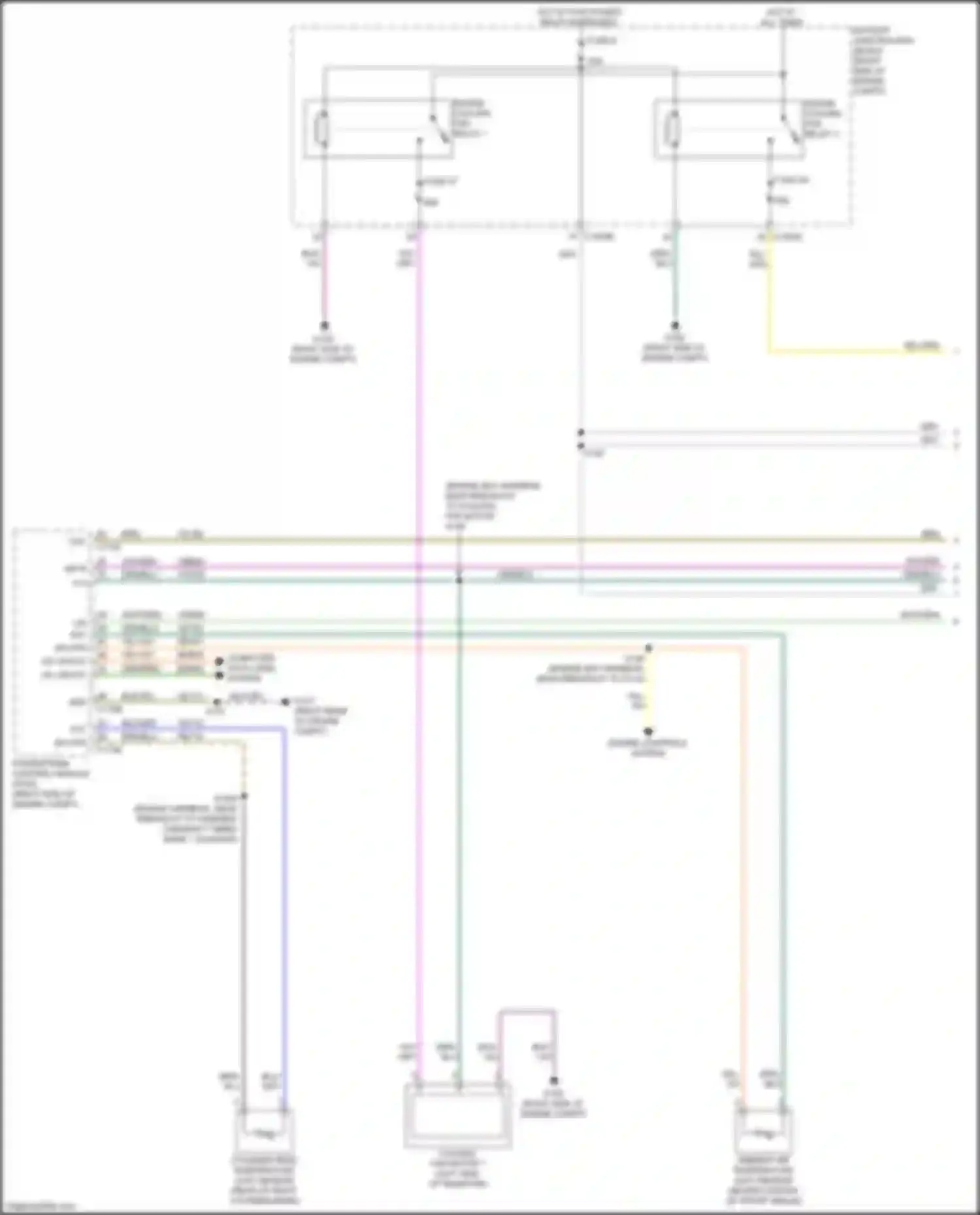 Expedition Ford IV facelift (2022-2024): Cooling fan circuit (1 of 2)