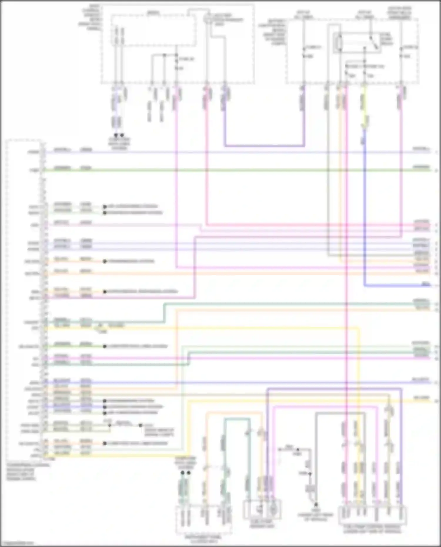Expedition Ford IV facelift (2022-2024): Wiring diagram engine performance 3.5l turbo (1 of 12)