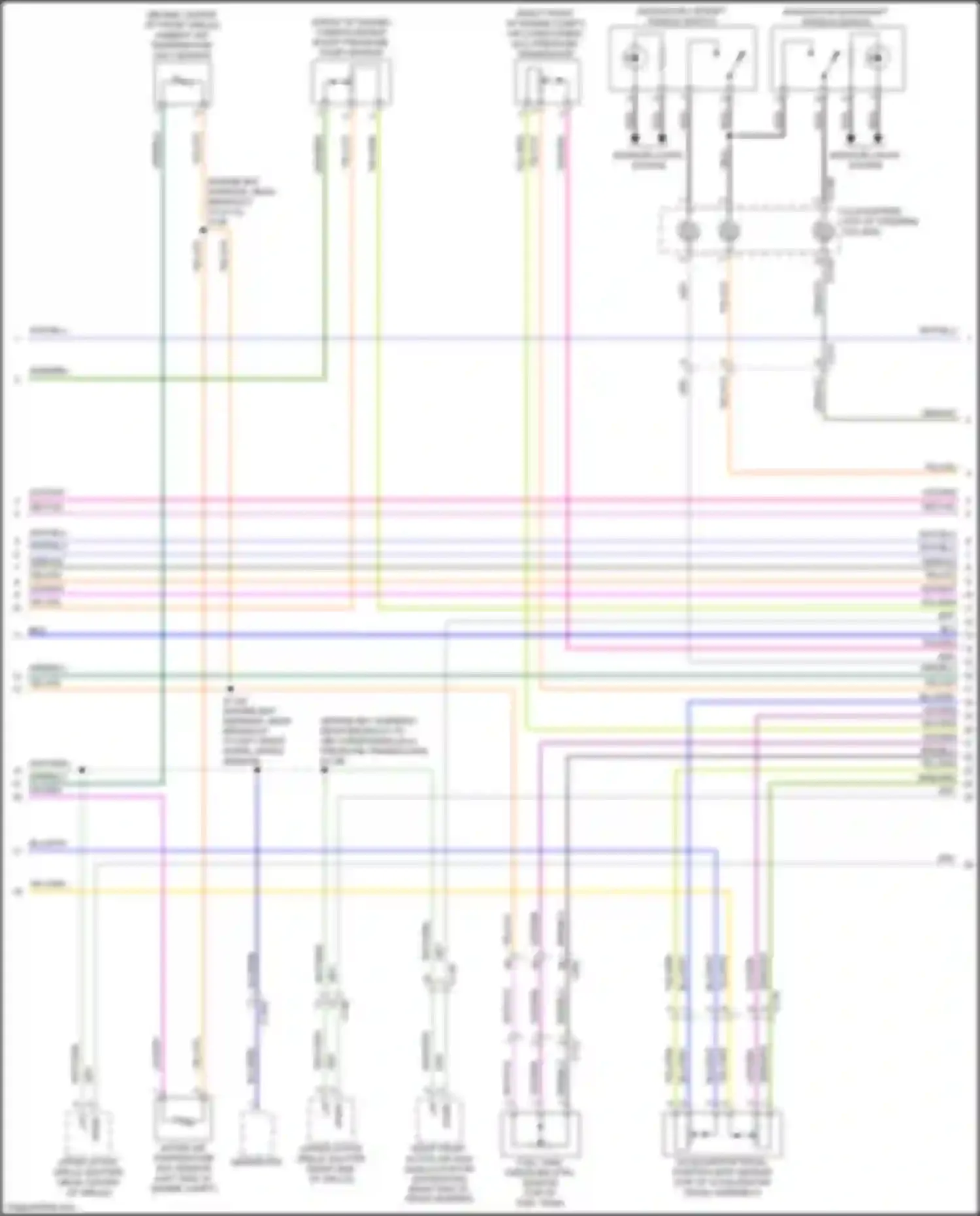 Expedition Ford IV facelift (2022-2024): Wiring diagram engine performance 3.5l turbo (2 of 12)