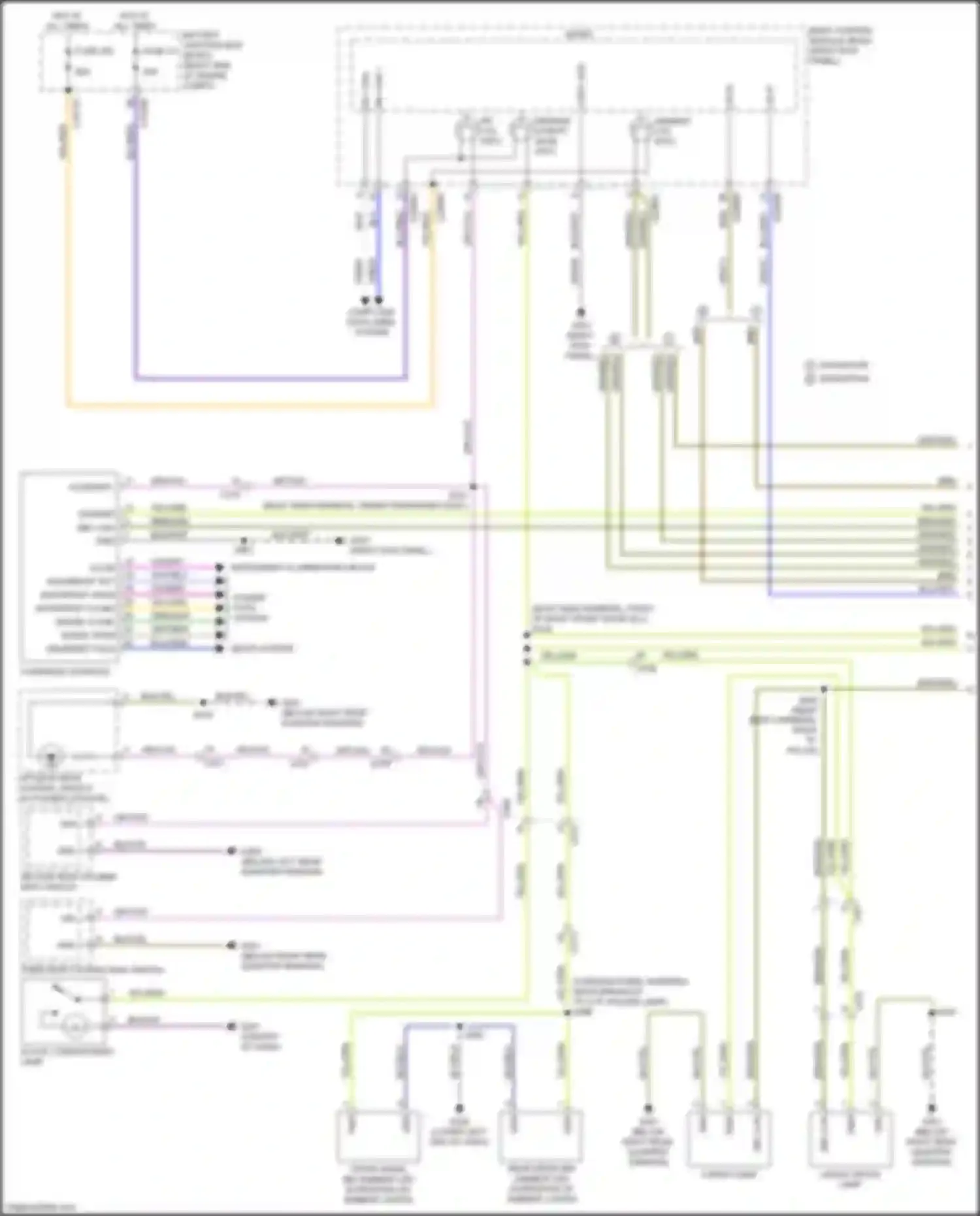 Expedition Ford IV facelift (2022-2024): Courtesy lamps circuit (1 of 4)