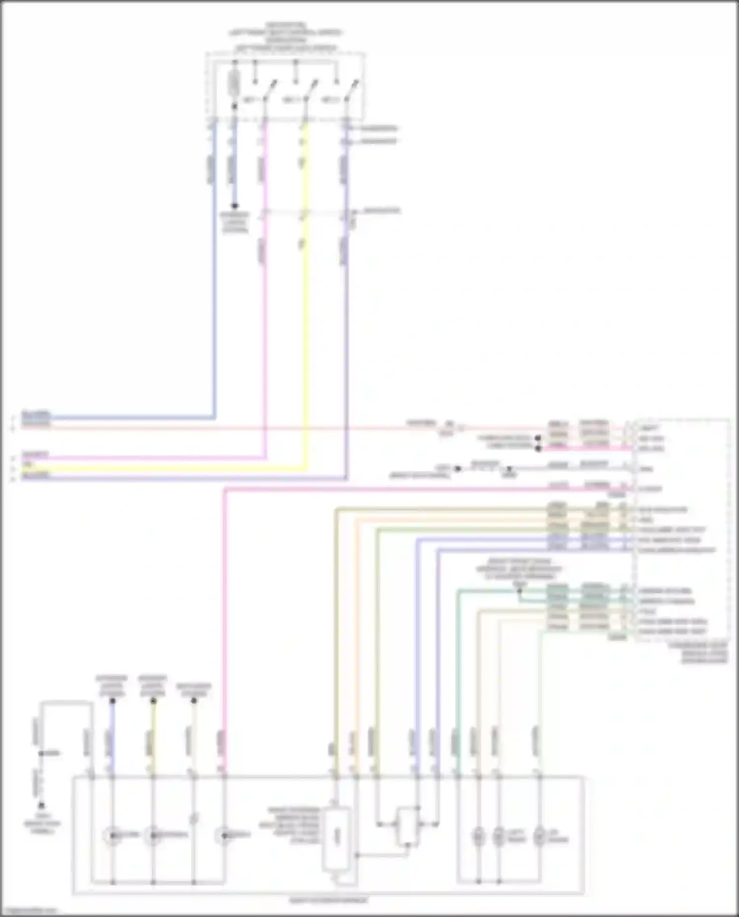 Expedition Ford IV facelift (2022-2024): Memory mirrors circuit (2 of 2)