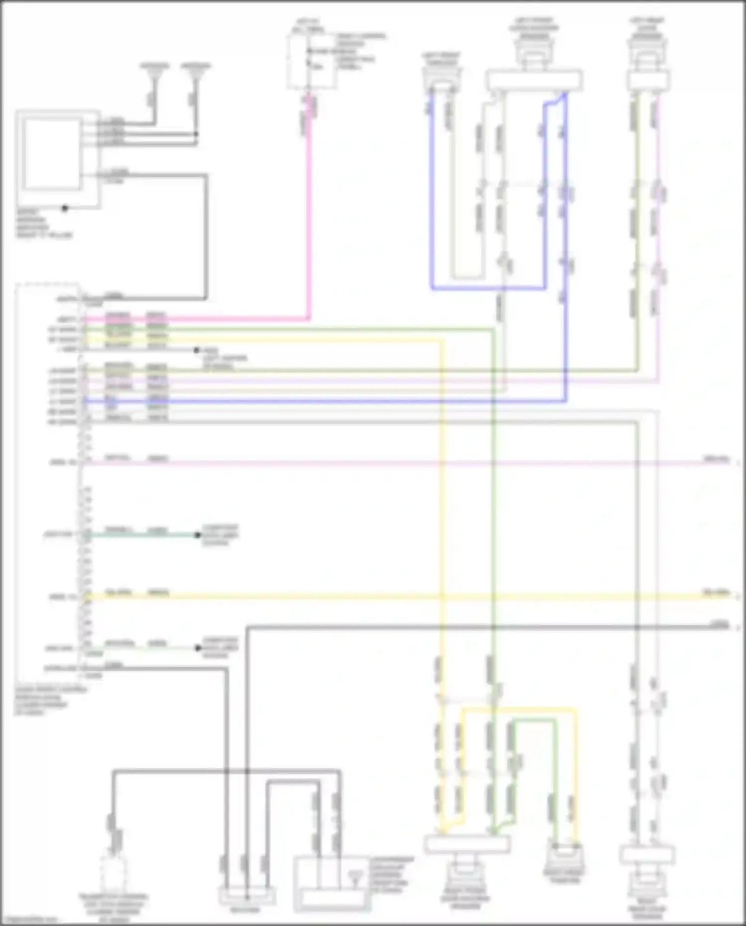 Expedition Ford IV facelift (2022-2024): Navigation circuit, 6 speakers (1 of 4)