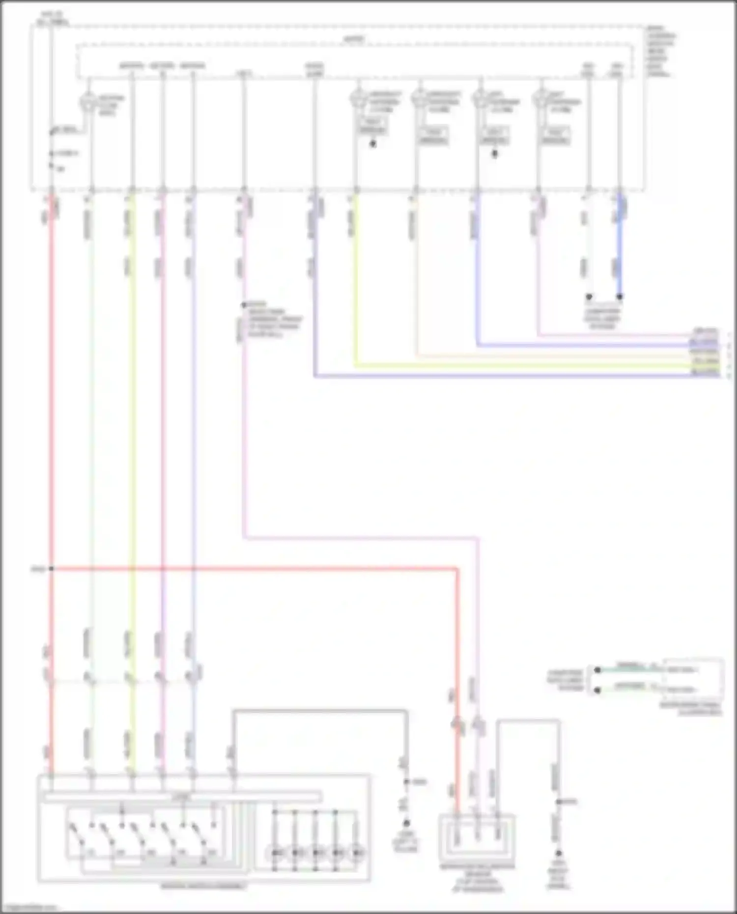 Expedition Ford IV facelift (2022-2024): Power door locks circuit (1 of 7)