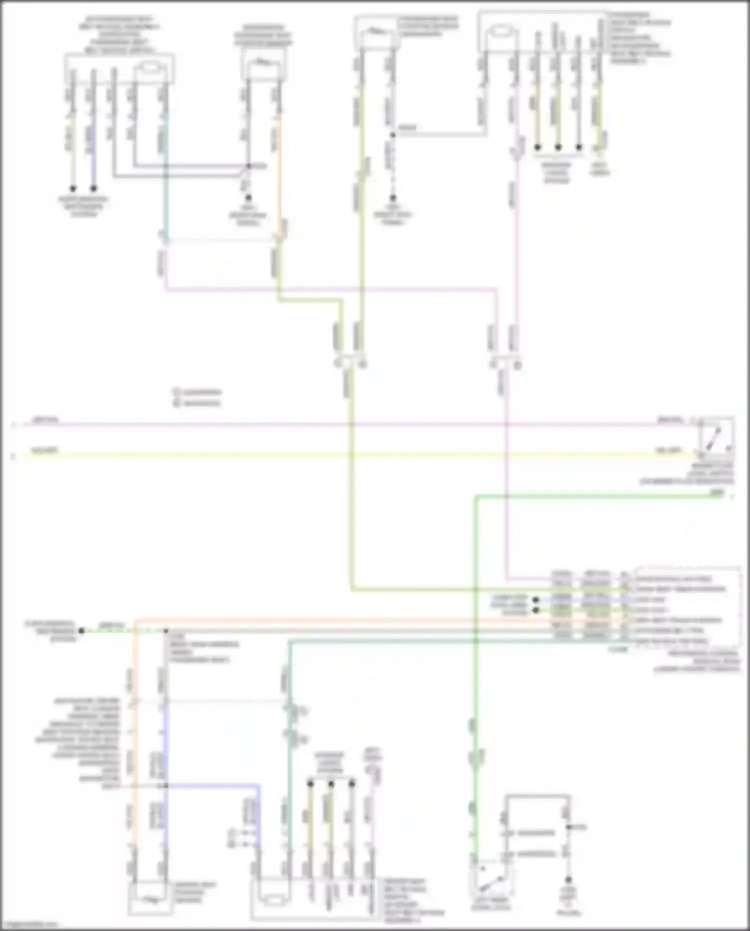 Expedition Ford IV facelift (2022-2024): Chime circuit (2 of 3)