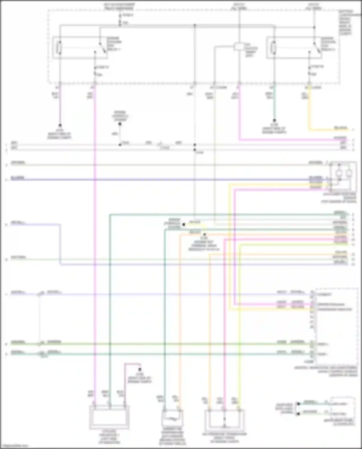 Wiring diagram a/c pressure transducer for Ford Expedition IV facelift (2022-2024) (1 of 2)
