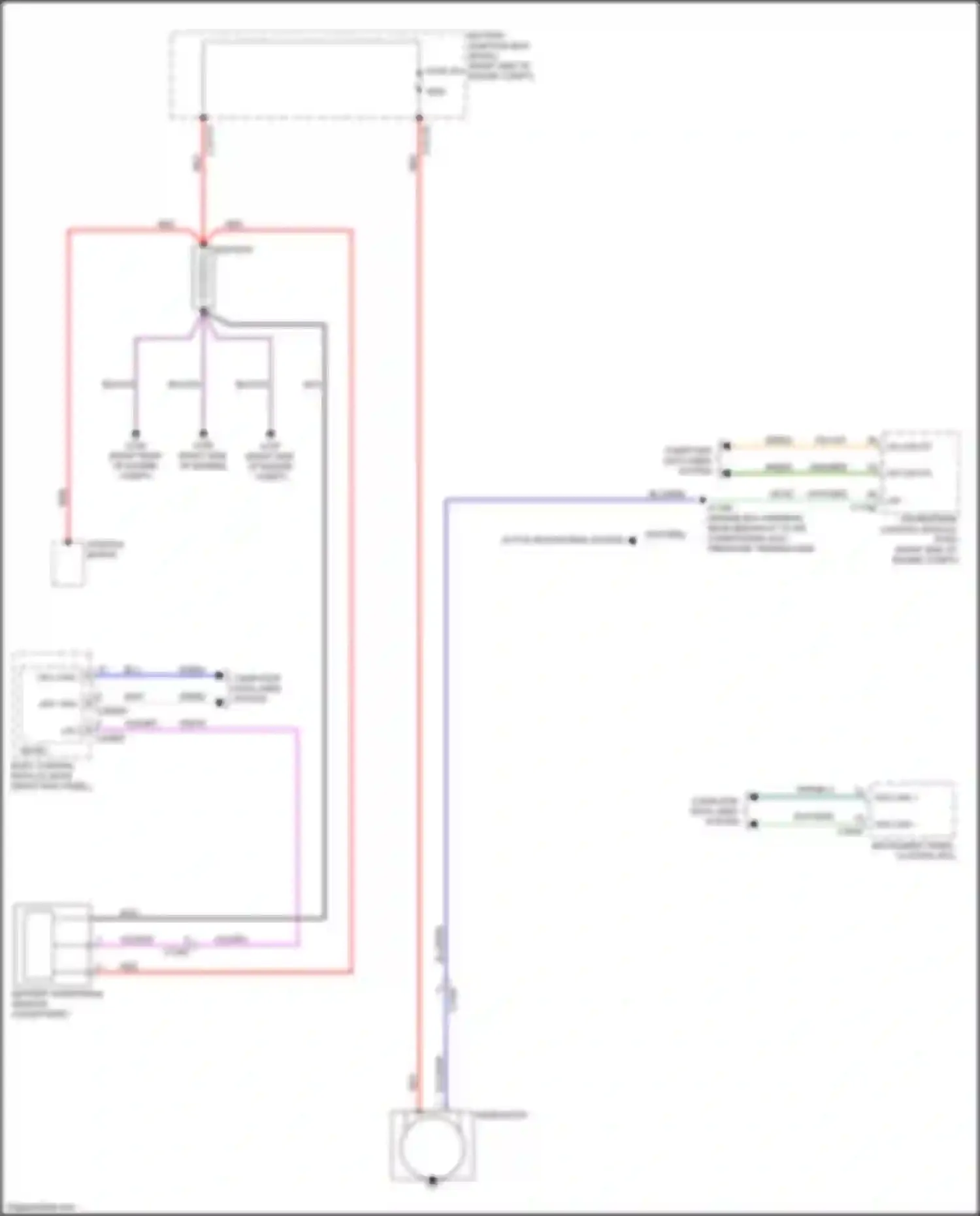 Wiring diagram battery monitoring sensor for Ford Expedition IV facelift (2022-2024)