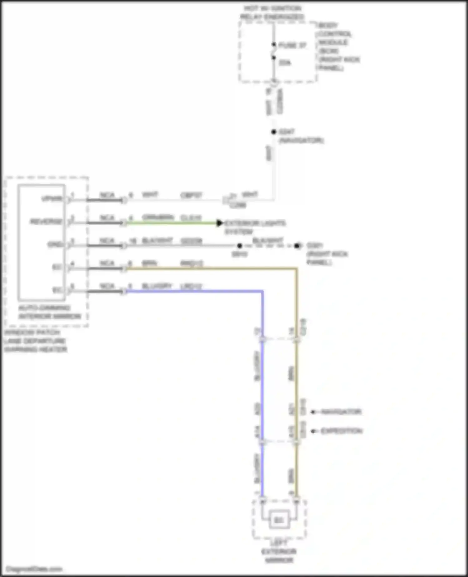 Wiring diagram blk/wht for Ford Expedition IV facelift (2022-2024) (33 of 51)