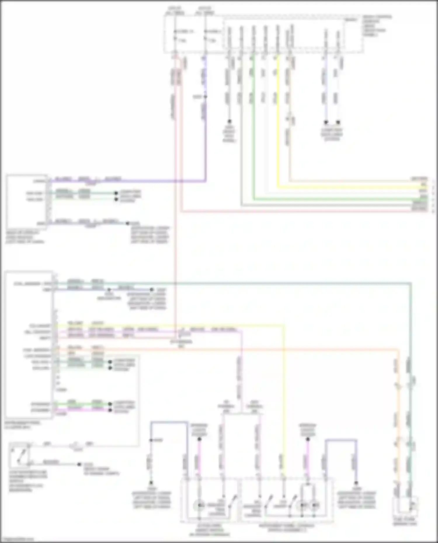 Wiring diagram blu/red for Ford Expedition IV facelift (2022-2024) (5 of 28)