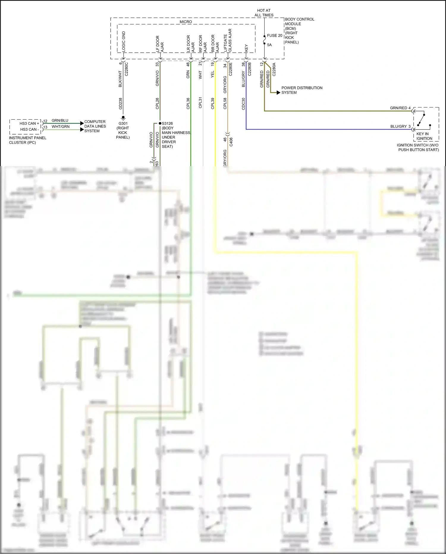 Ford Expedition IV facelift (2022-2024) computer data lines system wiring diagram  (83 of 111)