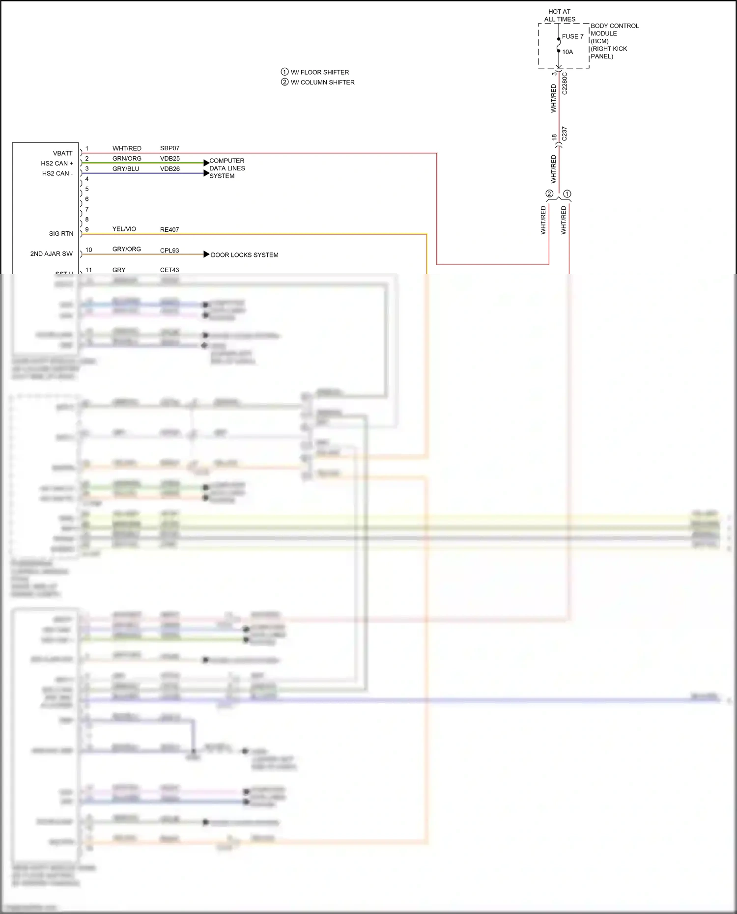Ford Expedition IV facelift (2022-2024) computer data lines system wiring diagram  (108 of 111)