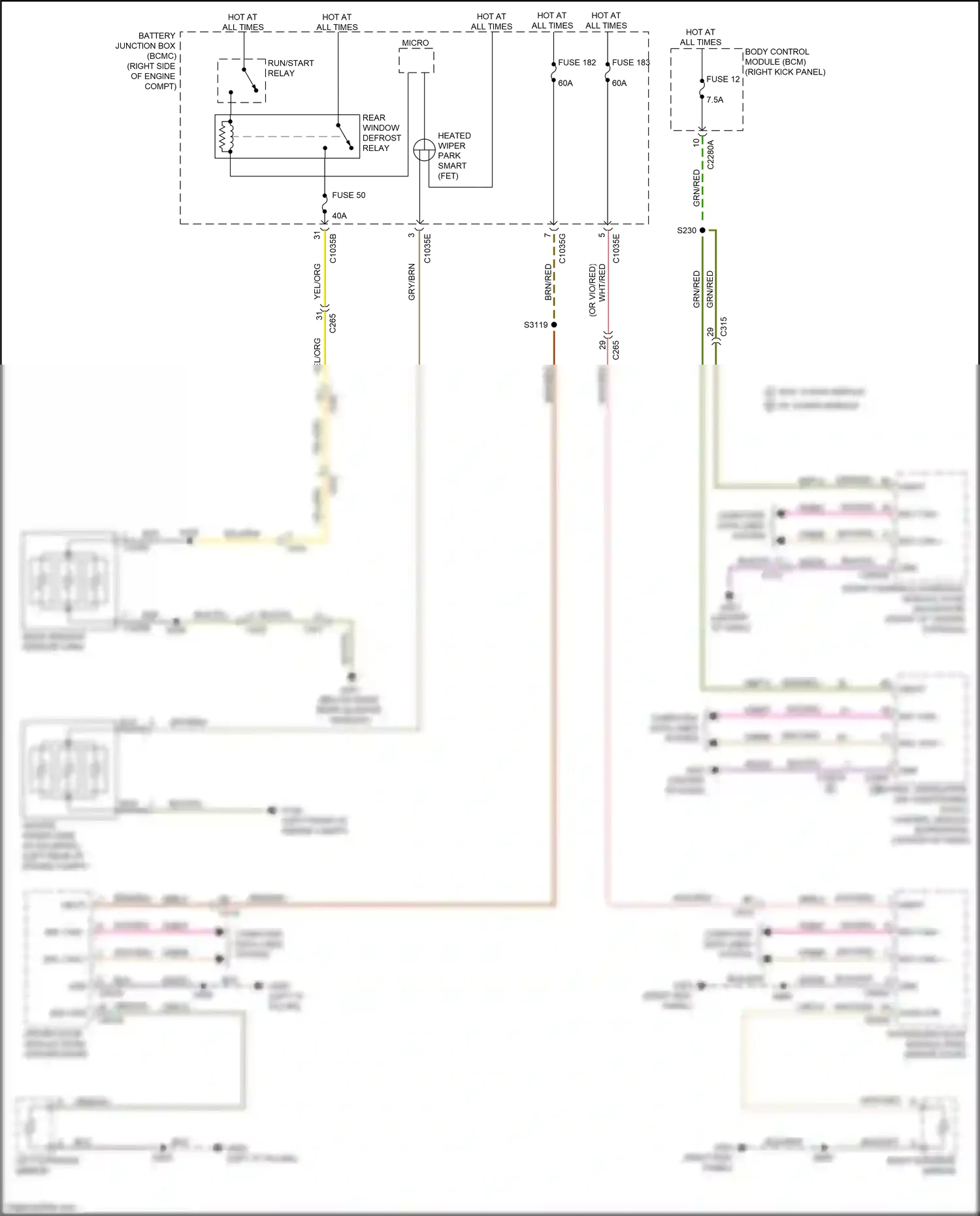Ford Expedition IV facelift (2022-2024) computer data lines system wiring diagram  (13 of 111)