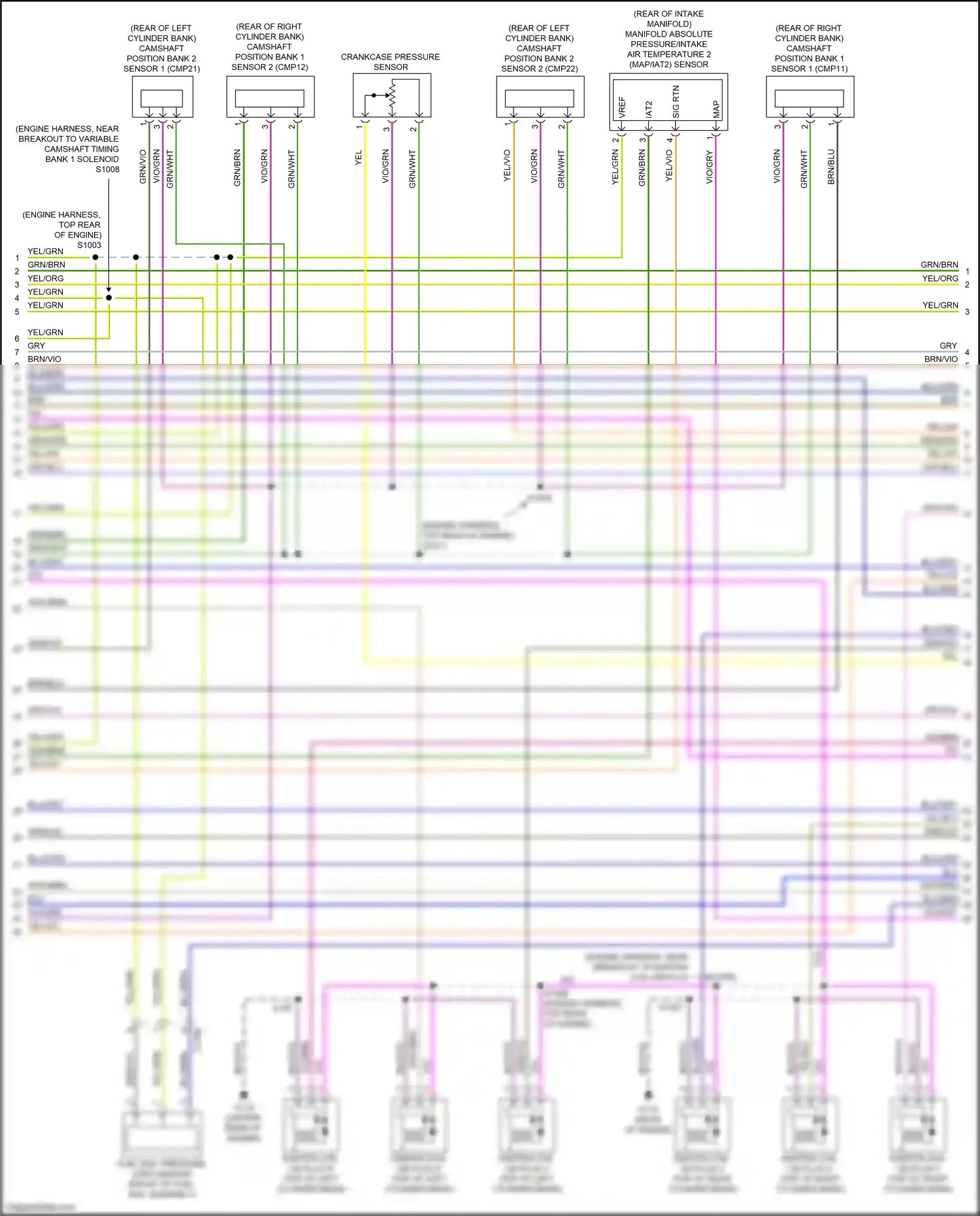 Ford Expedition IV facelift (2022-2024) crankcase pressure sensor wiring diagram  (1 of 1)