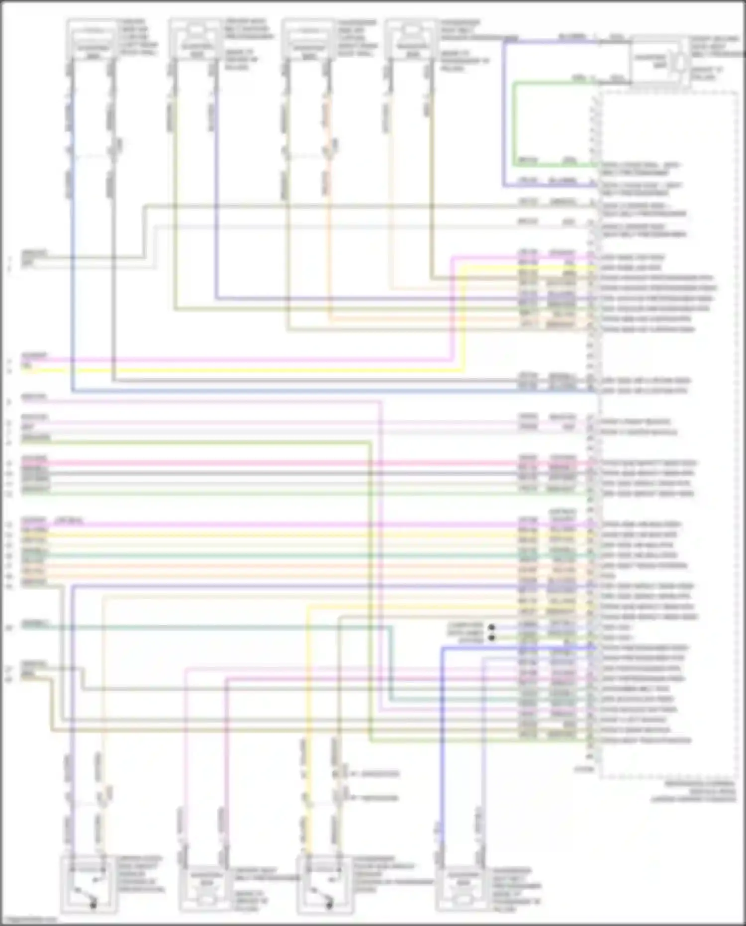 Wiring diagram drv anchor pretensioner feed for Ford Expedition IV facelift (2022-2024) (1 of 1)