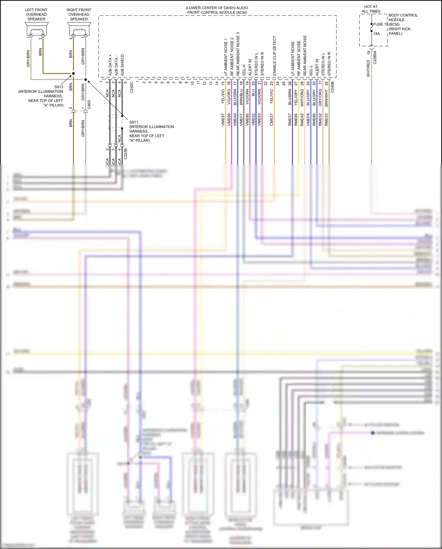 Ford Expedition IV facelift (2022-2024) enable/ clip detect wiring diagram  (2 of 4)