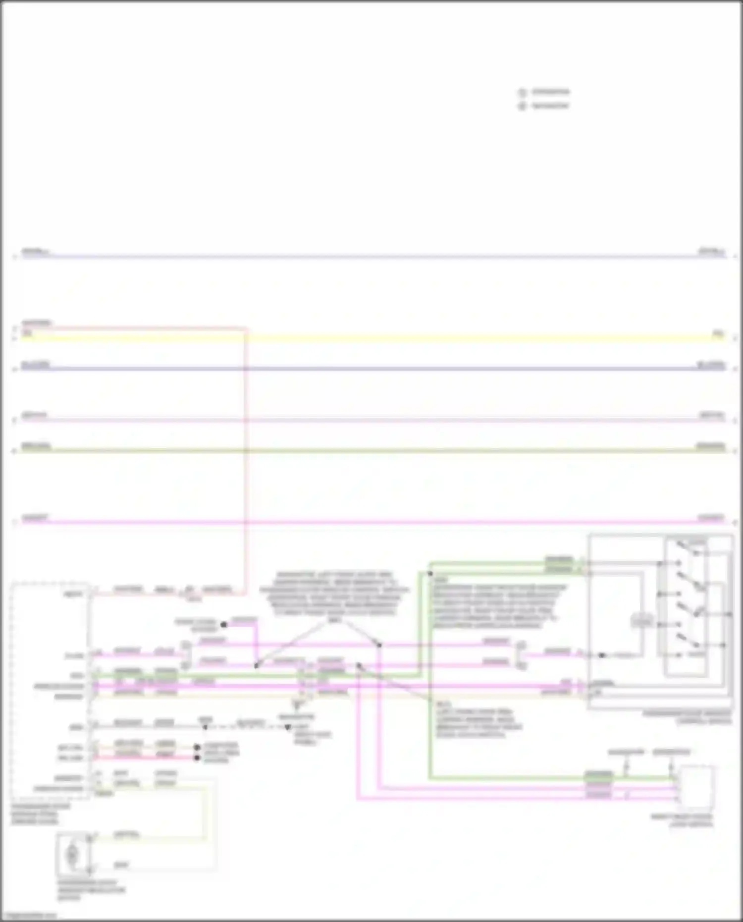 Wiring diagram window down for Ford Expedition IV facelift (2022-2024)