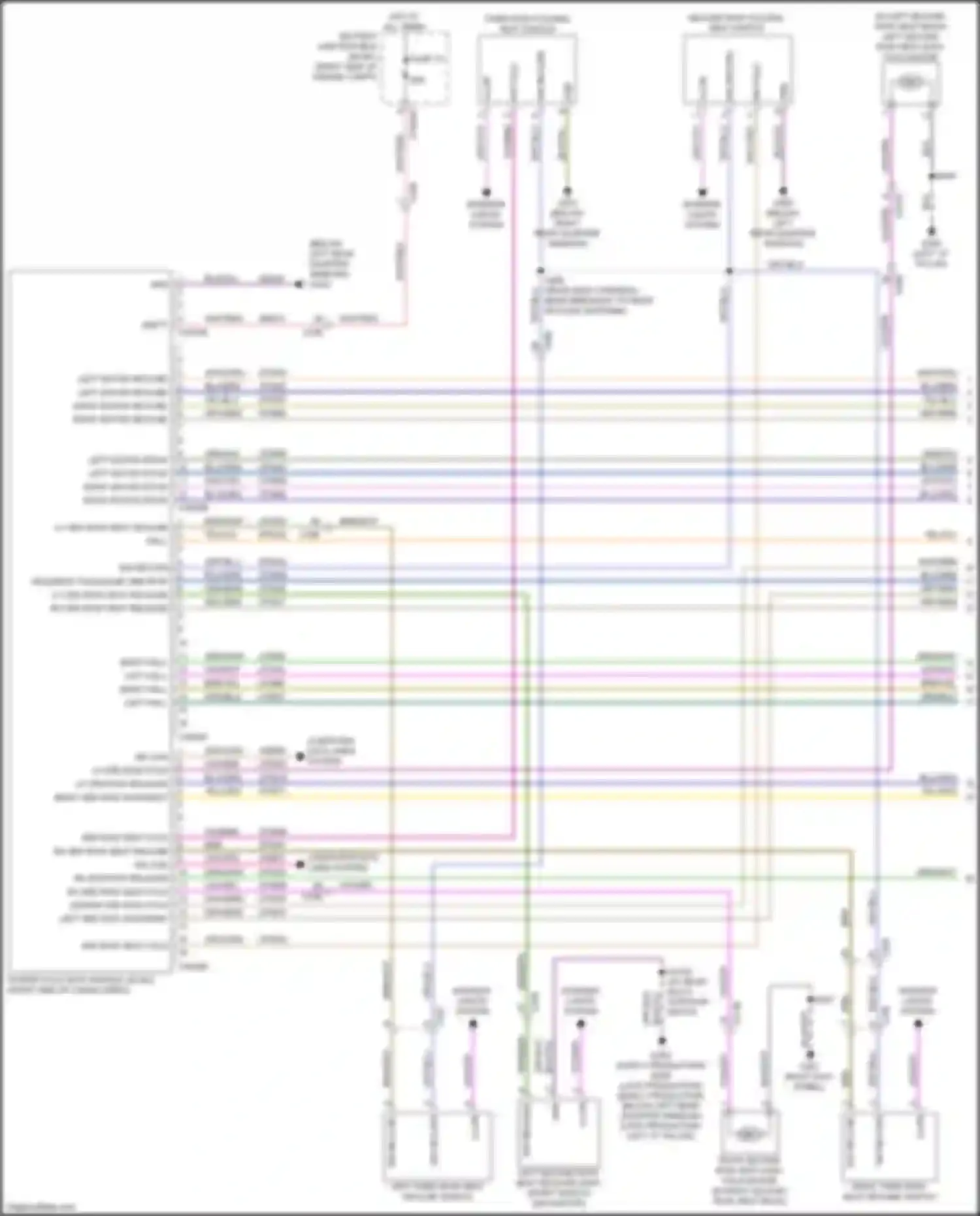 Wiring diagram fuse 73 for Ford Expedition IV facelift (2022-2024) (2 of 2)