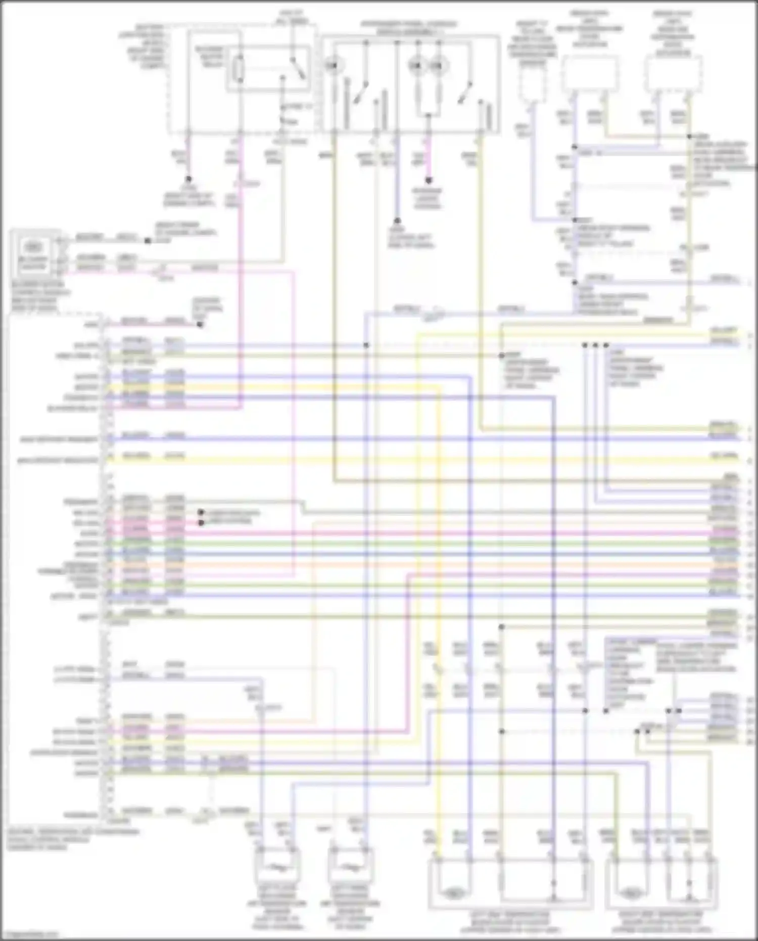 Wiring diagram start/stop disable sw for Ford Expedition IV facelift (2022-2024)