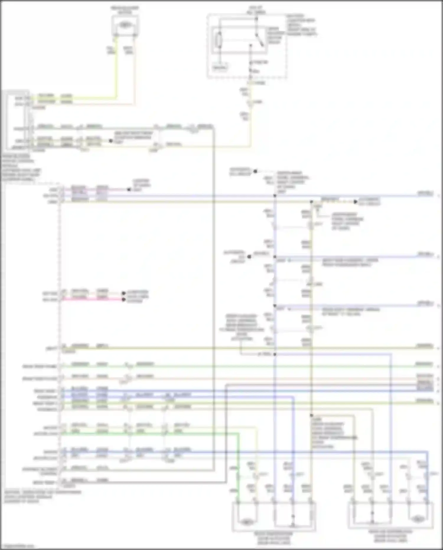 Wiring diagram automatic a/c circuit for Ford Expedition IV facelift (2022-2024)