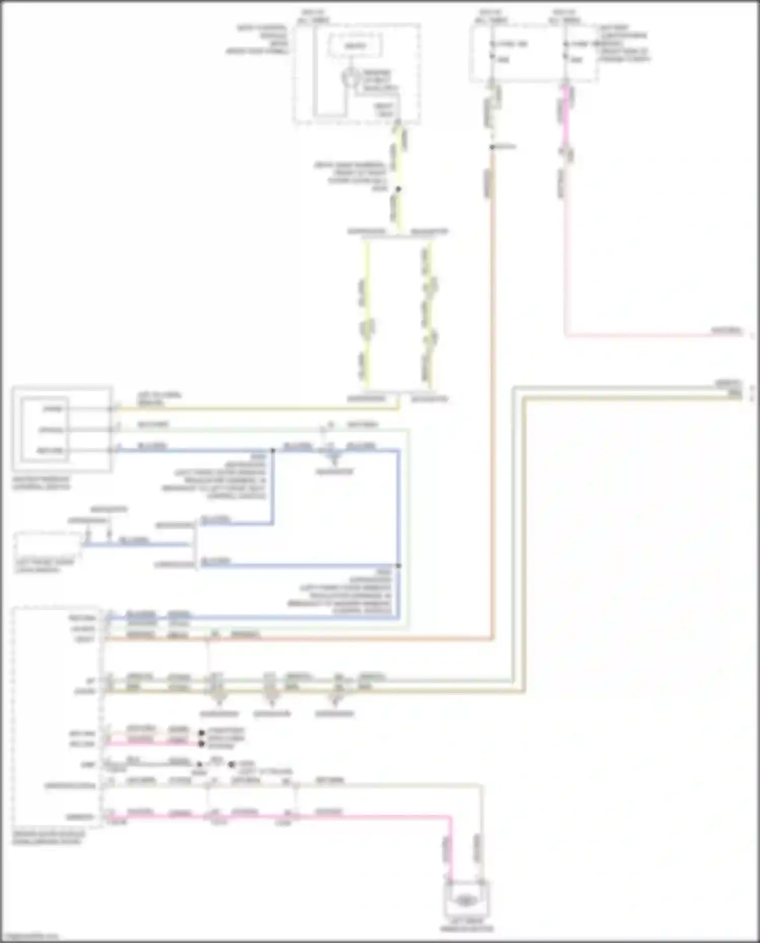 Wiring diagram left rb deploy for Ford Expedition IV facelift (2022-2024)