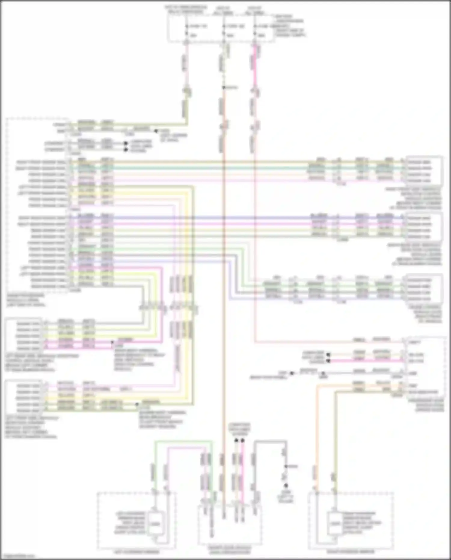 Wiring diagram blis indicator for Ford Expedition IV facelift (2022-2024)