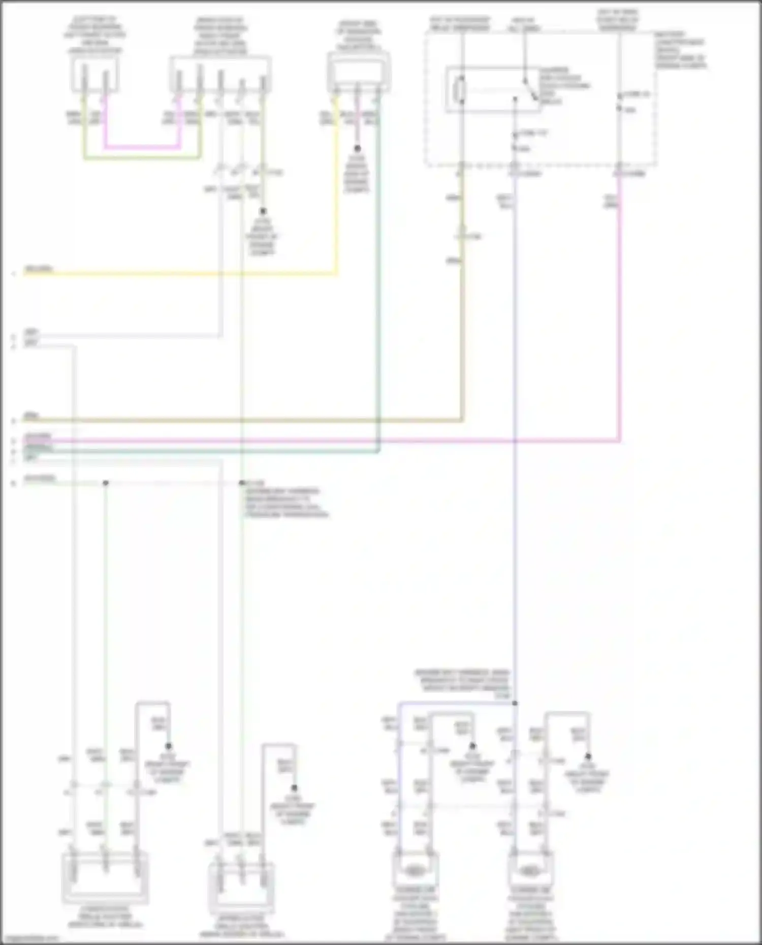 Wiring diagram lower active grille shutter for Ford Expedition IV facelift (2022-2024)
