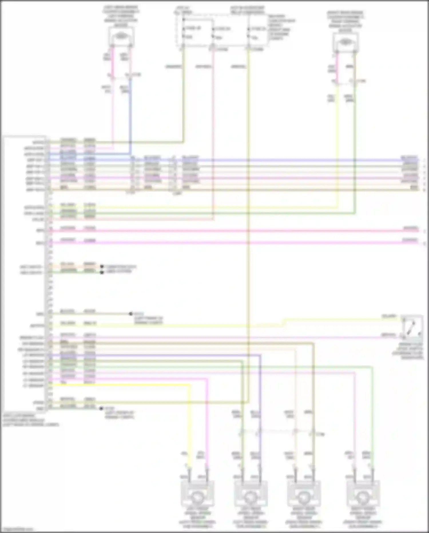 Wiring diagram rf sensor lo for Ford Expedition IV facelift (2022-2024)