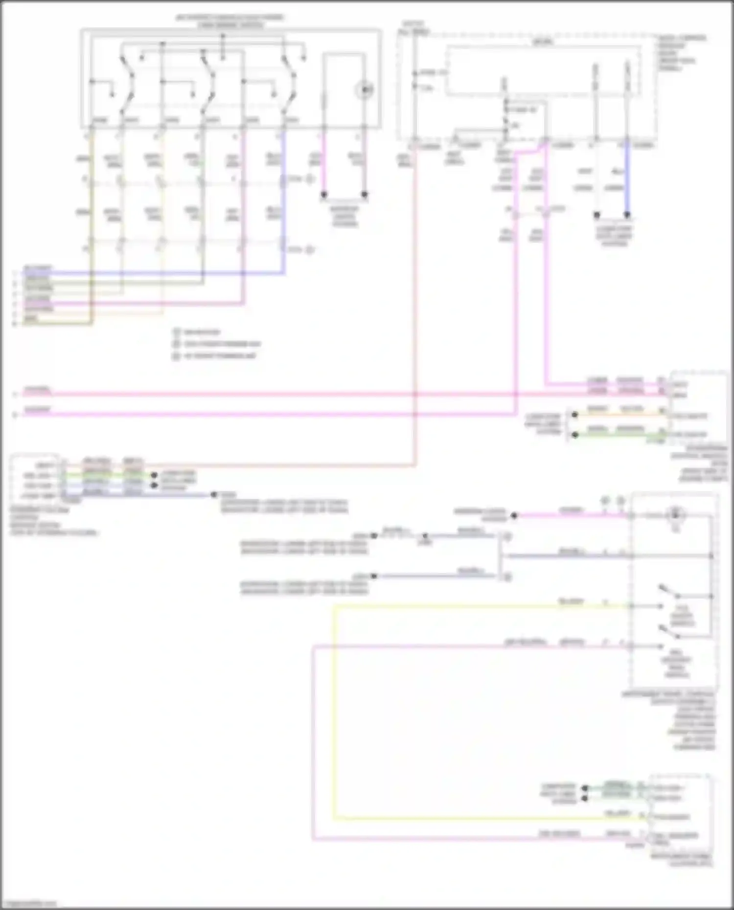 Wiring diagram tcs on/off switch for Ford Expedition IV facelift (2022-2024)