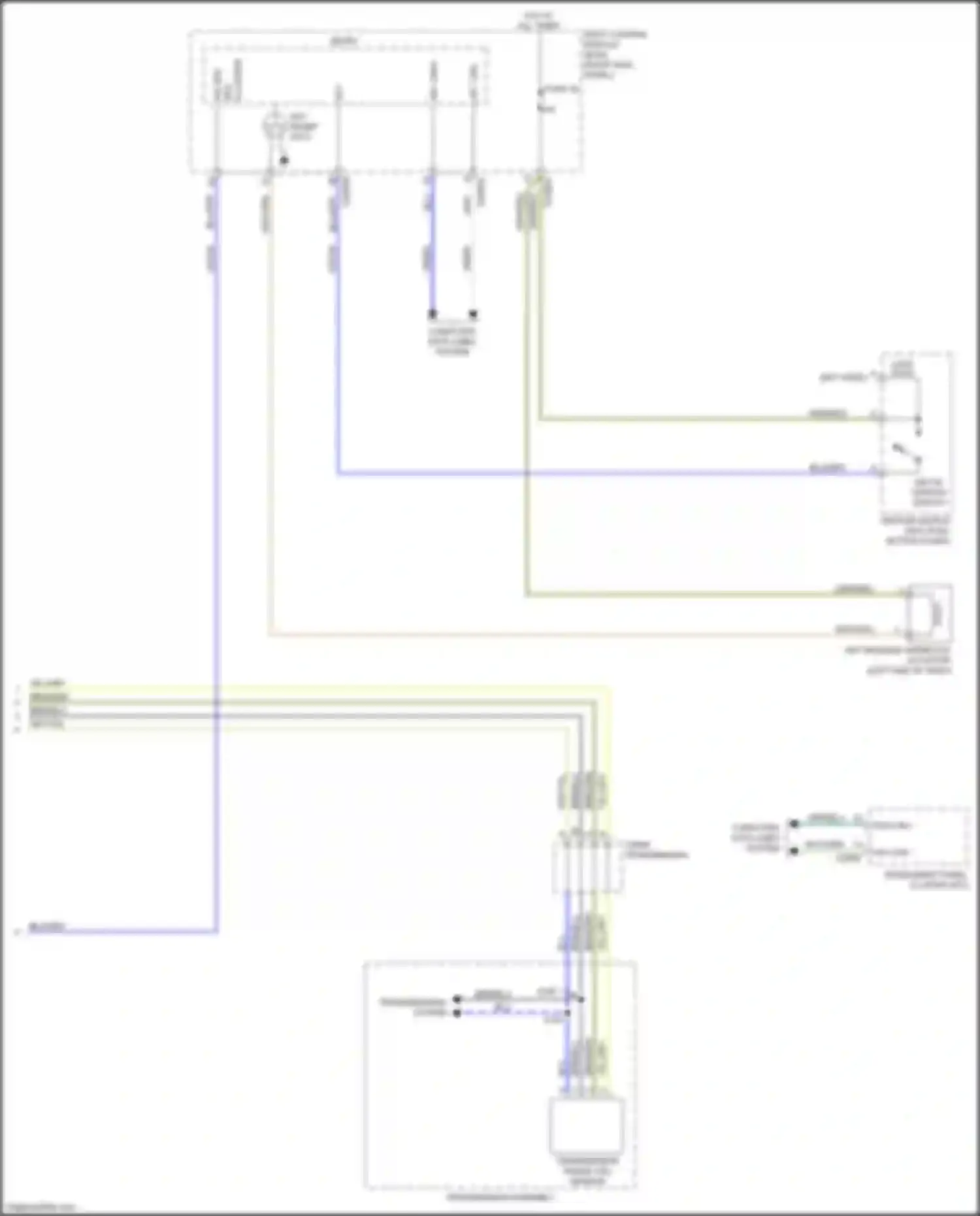 Wiring diagram key release interlock actuator for Ford Expedition IV facelift (2022-2024) (2 of 3)