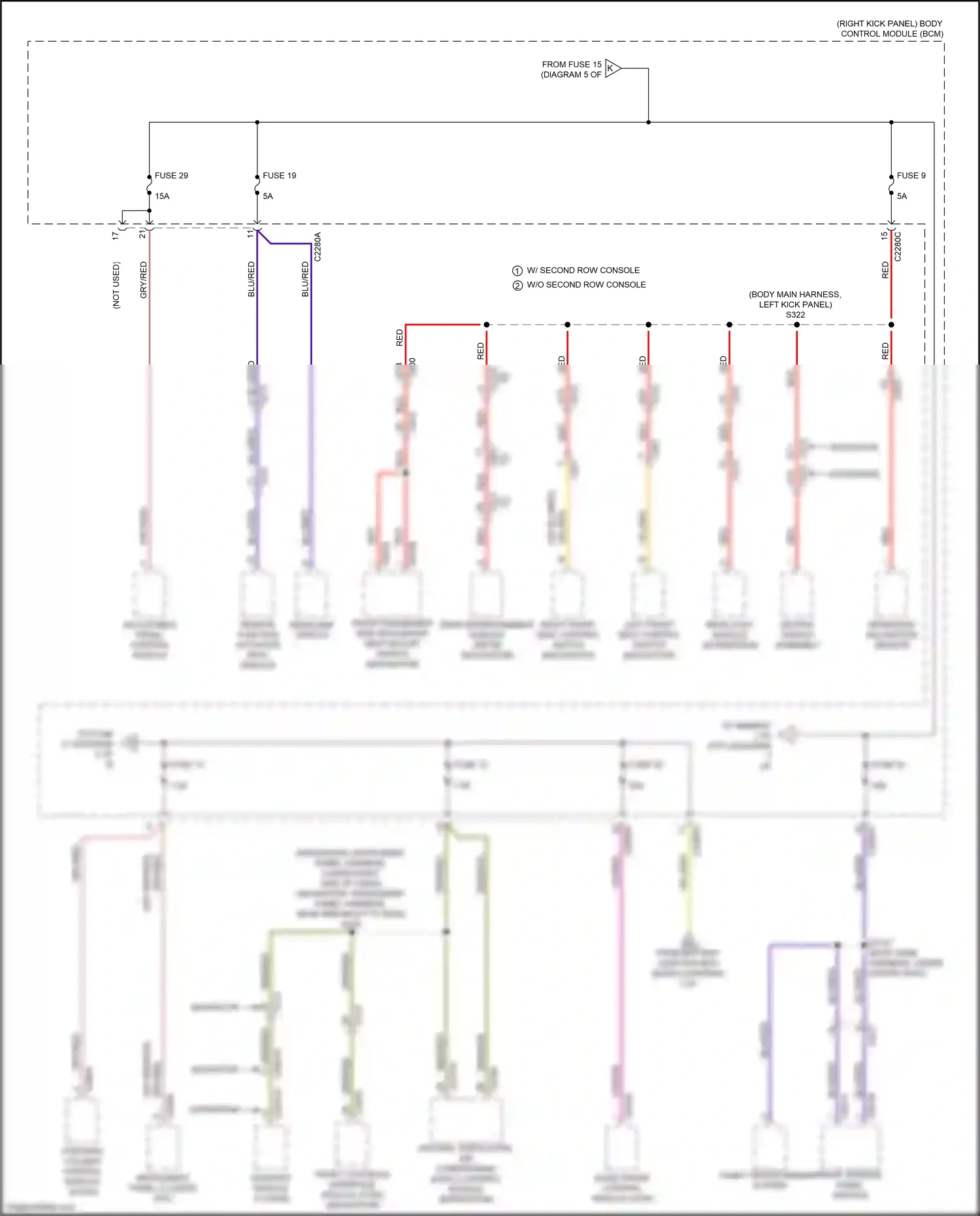 Ford Expedition IV facelift (2022-2024) keypad switch assembly wiring diagram  (3 of 4)