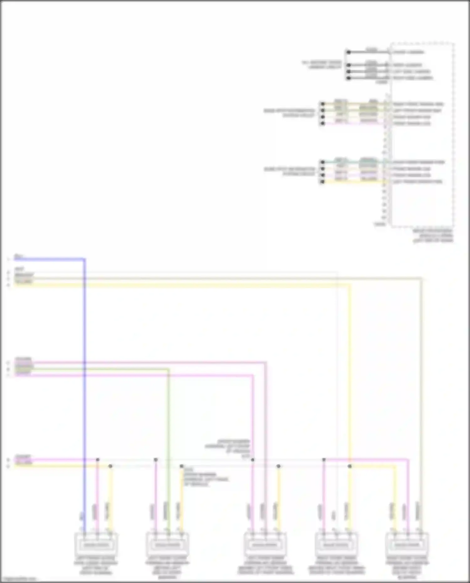 Wiring diagram left front radar pwr for Ford Expedition IV facelift (2022-2024) (2 of 2)