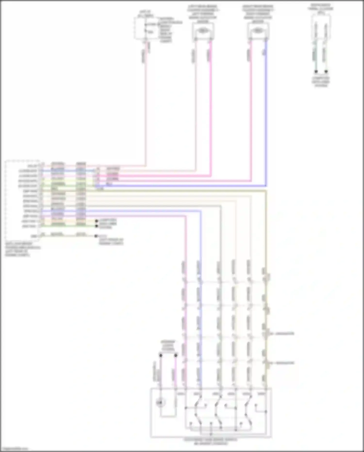 Wiring diagram lh epb mtr a for Ford Expedition IV facelift (2022-2024) (1 of 1)