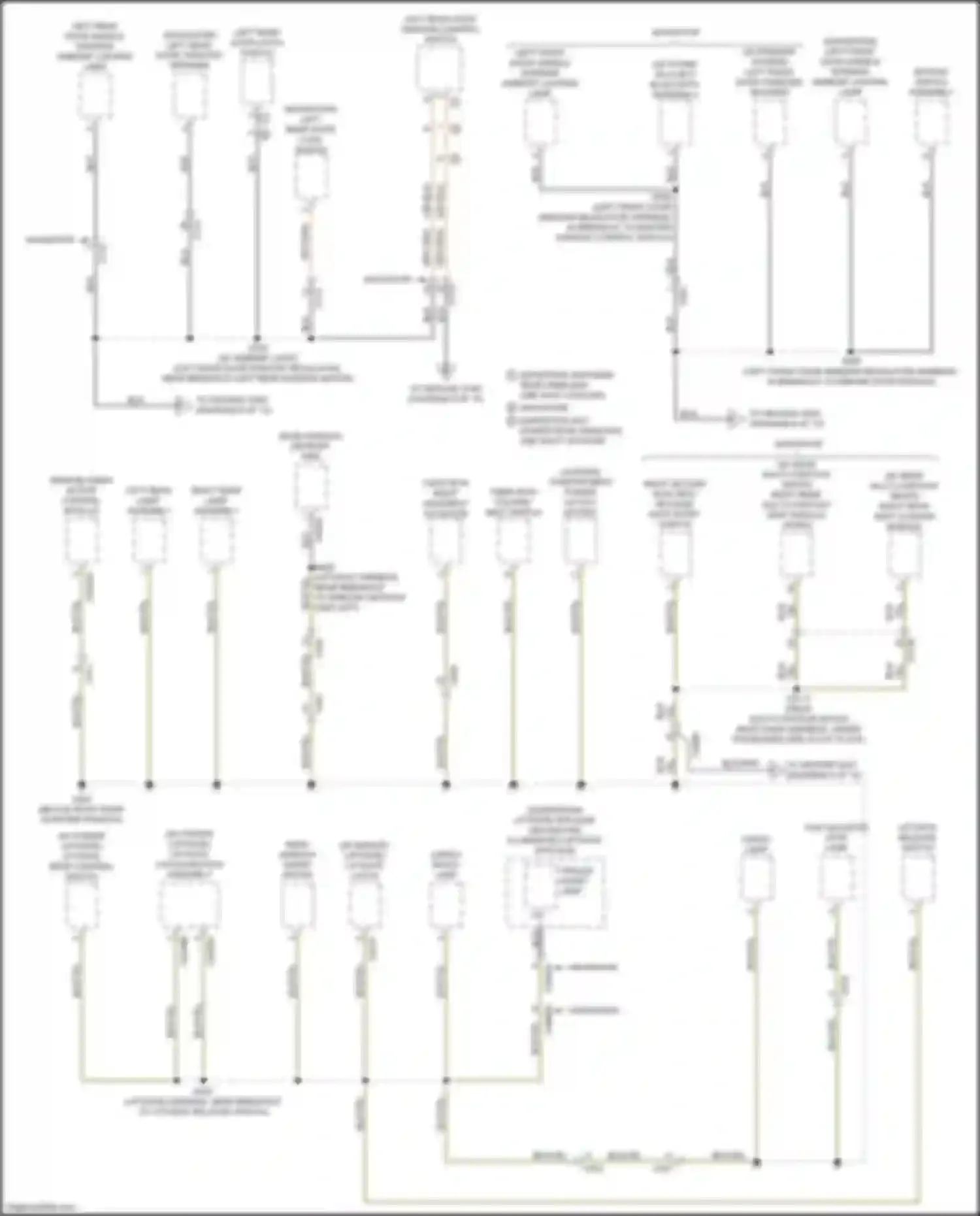 Wiring diagram liftgate rear control switch for Ford Expedition IV facelift (2022-2024) (2 of 3)