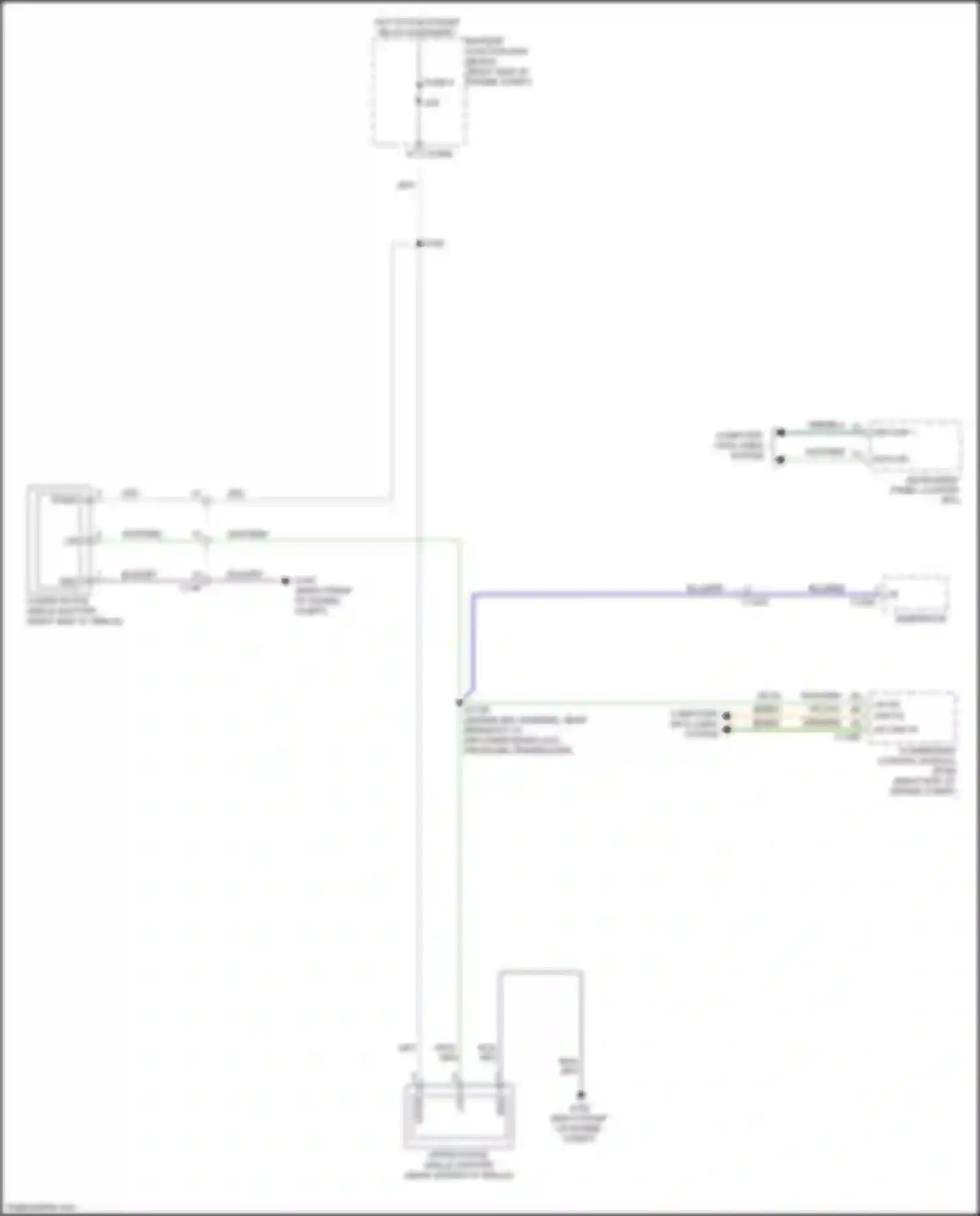 Wiring diagram lower active grille shutter for Ford Expedition IV facelift (2022-2024) (1 of 6)