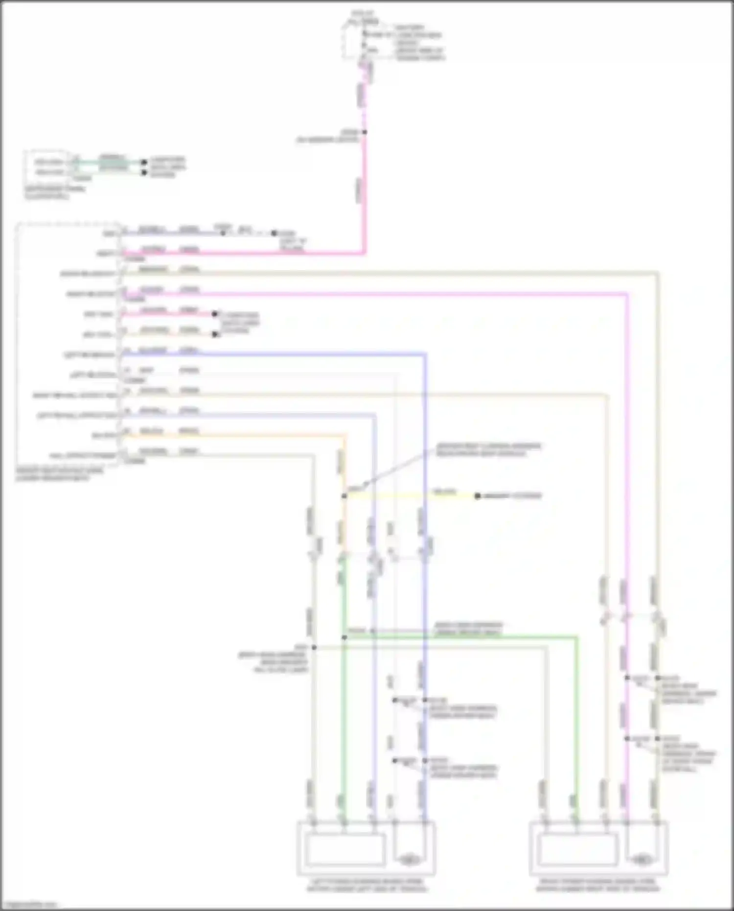 Wiring diagram memory systems for Ford Expedition IV facelift (2022-2024) (3 of 3)