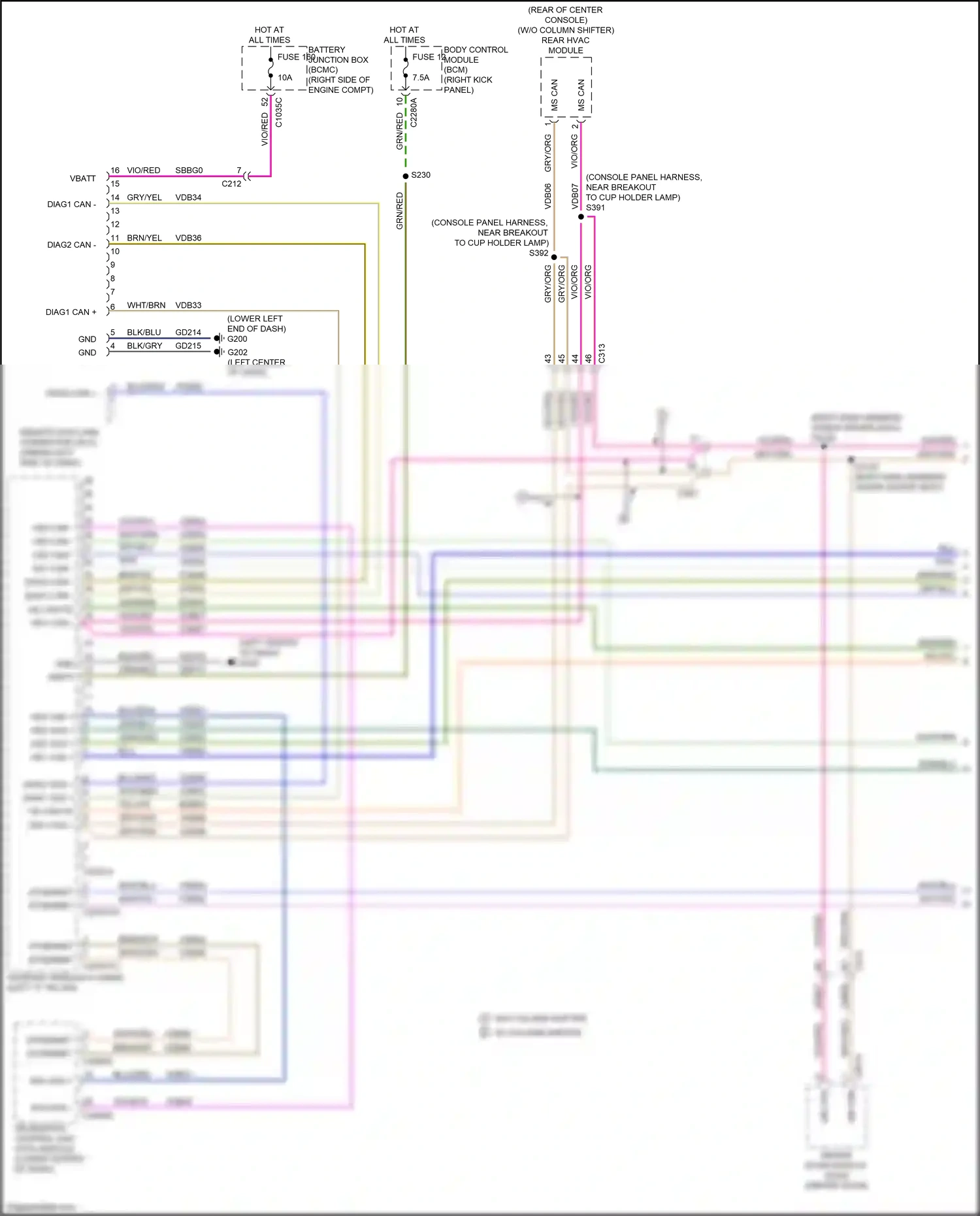 Ford Expedition IV facelift (2022-2024) ms can + wiring diagram  (1 of 36)