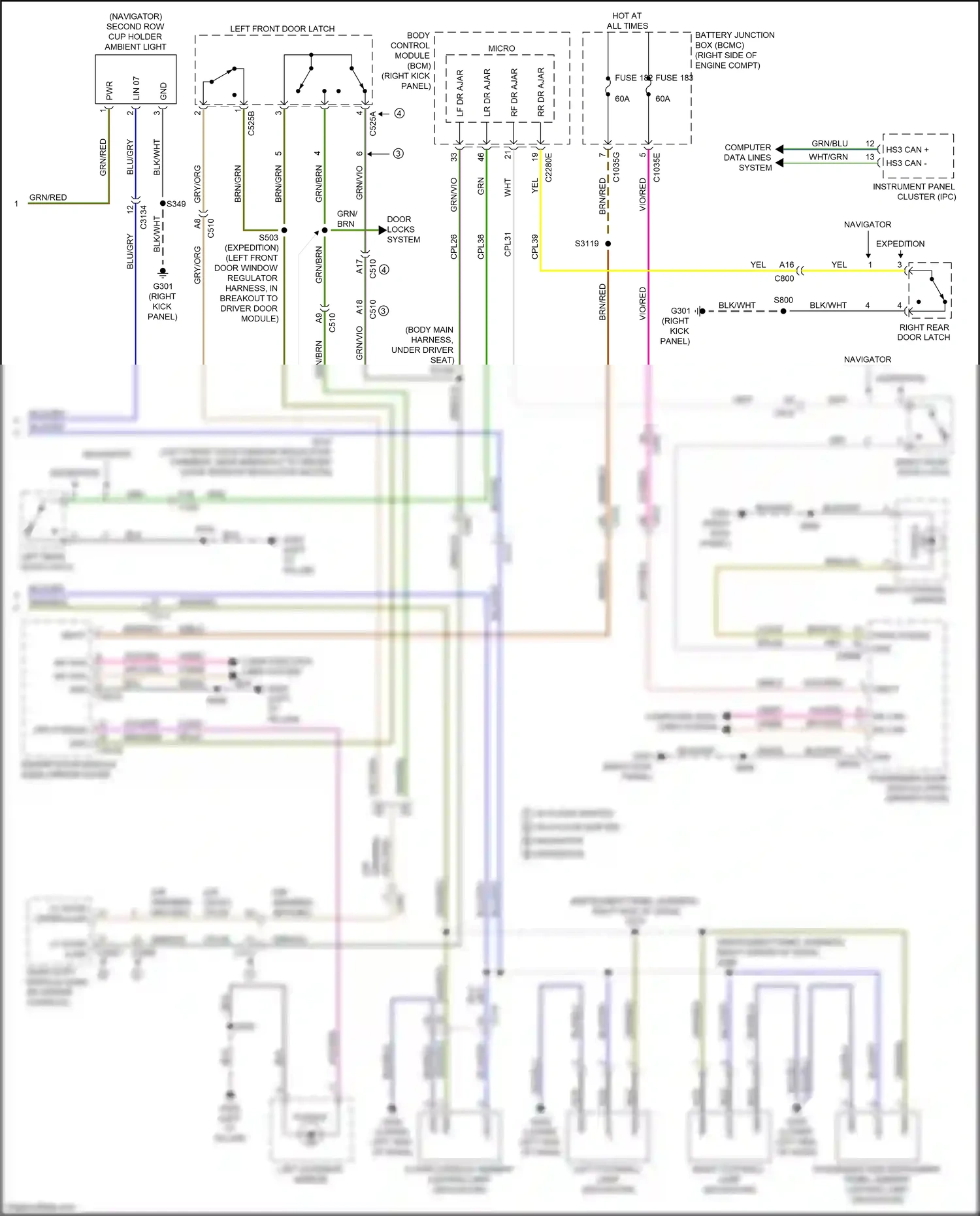Ford Expedition IV facelift (2022-2024) ms can + wiring diagram  (32 of 36)