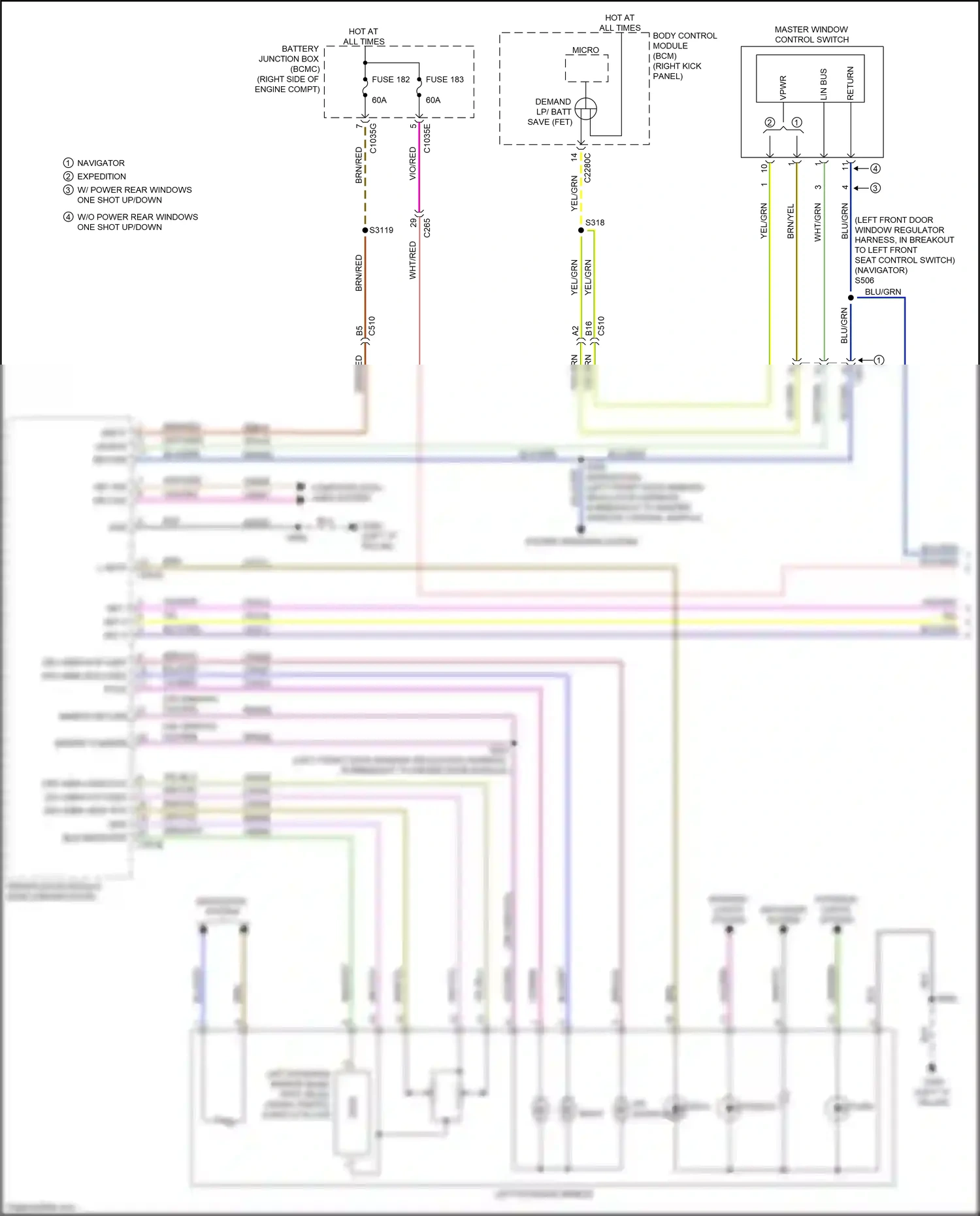Ford Expedition IV facelift (2022-2024) navigation system wiring diagram  (1 of 6)