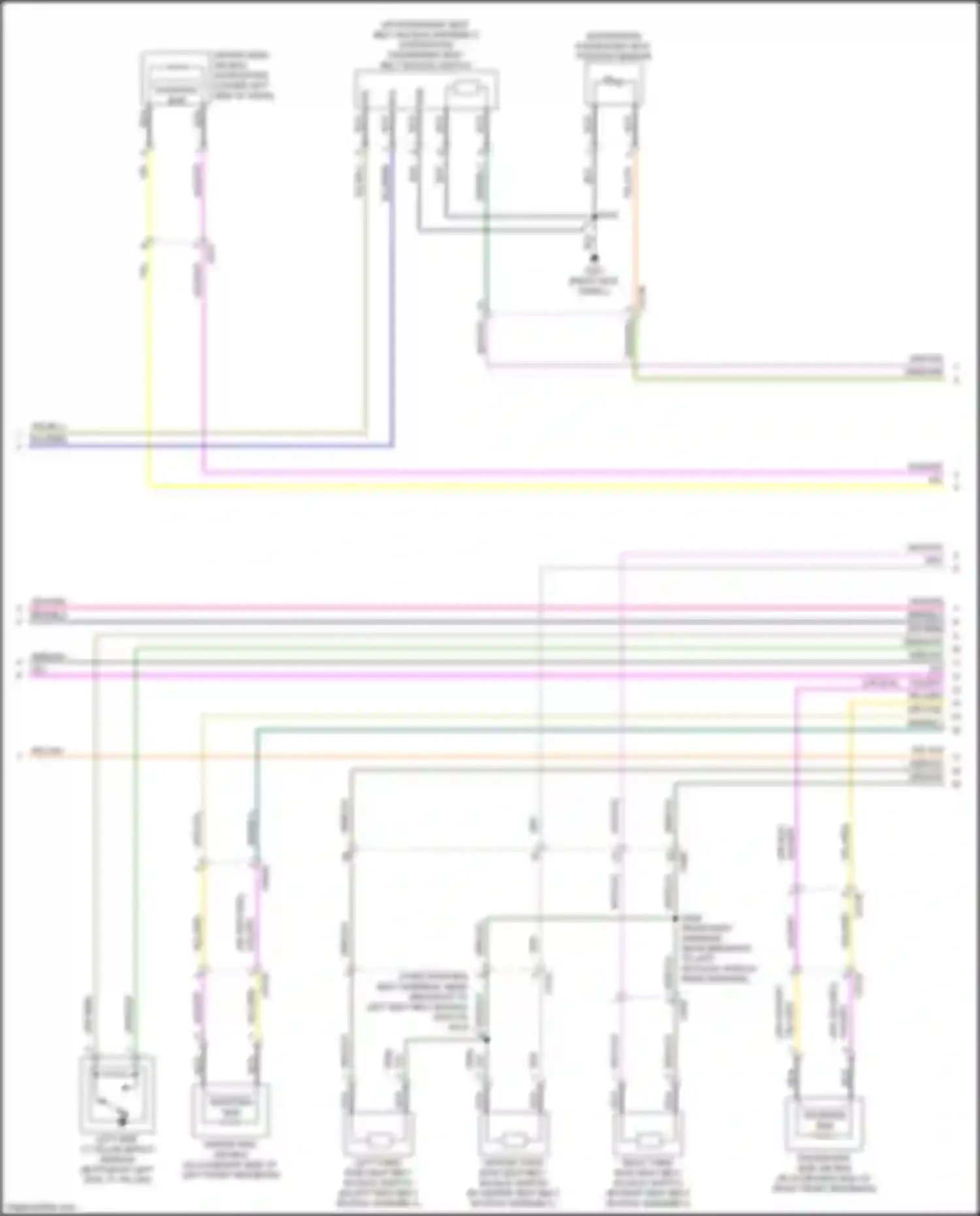 Wiring diagram passenger seat position sensor for Ford Expedition IV facelift (2022-2024) (4 of 5)