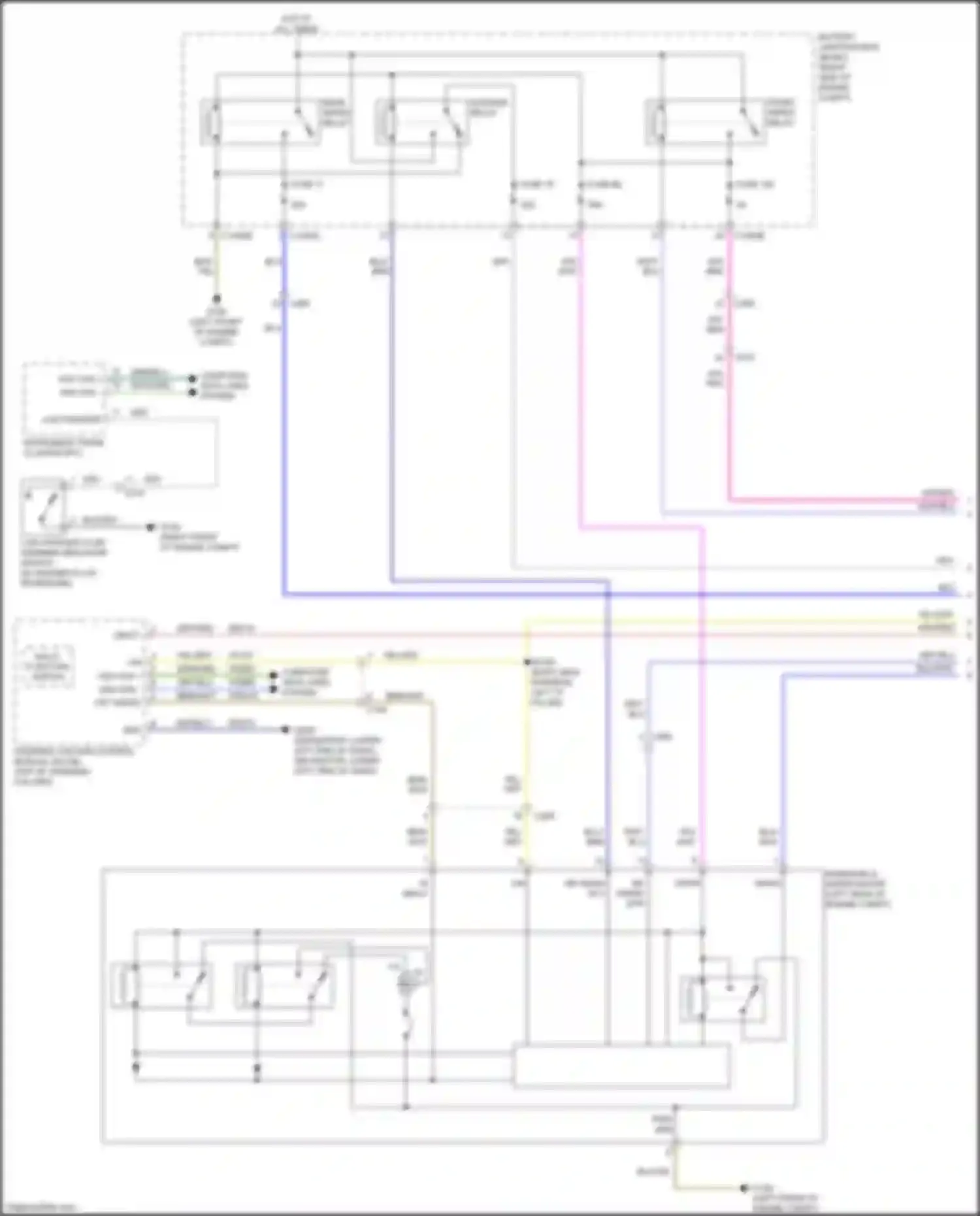 Wiring diagram rear wiper relay for Ford Expedition IV facelift (2022-2024) (3 of 3)