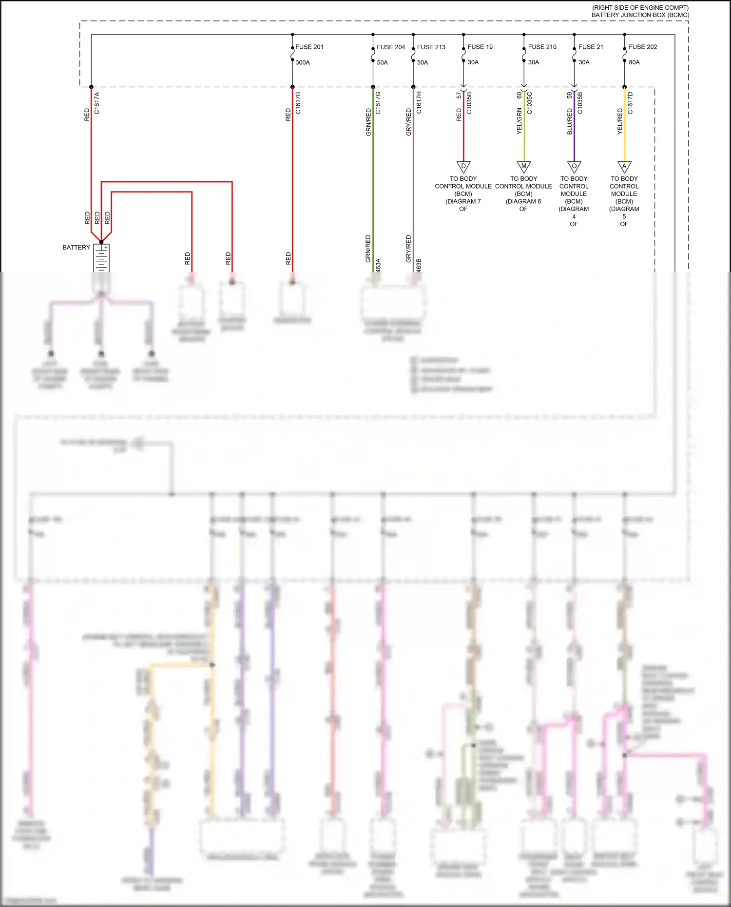 Ford Expedition IV facelift (2022-2024) right front seat control switch wiring diagram  (3 of 5)