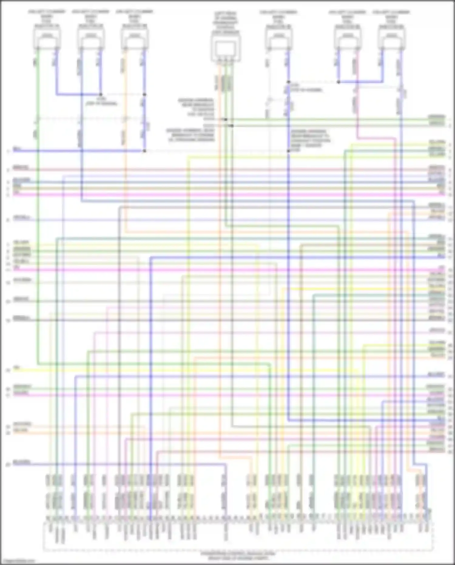 Wiring diagram top of engine) for Ford Expedition IV facelift (2022-2024)