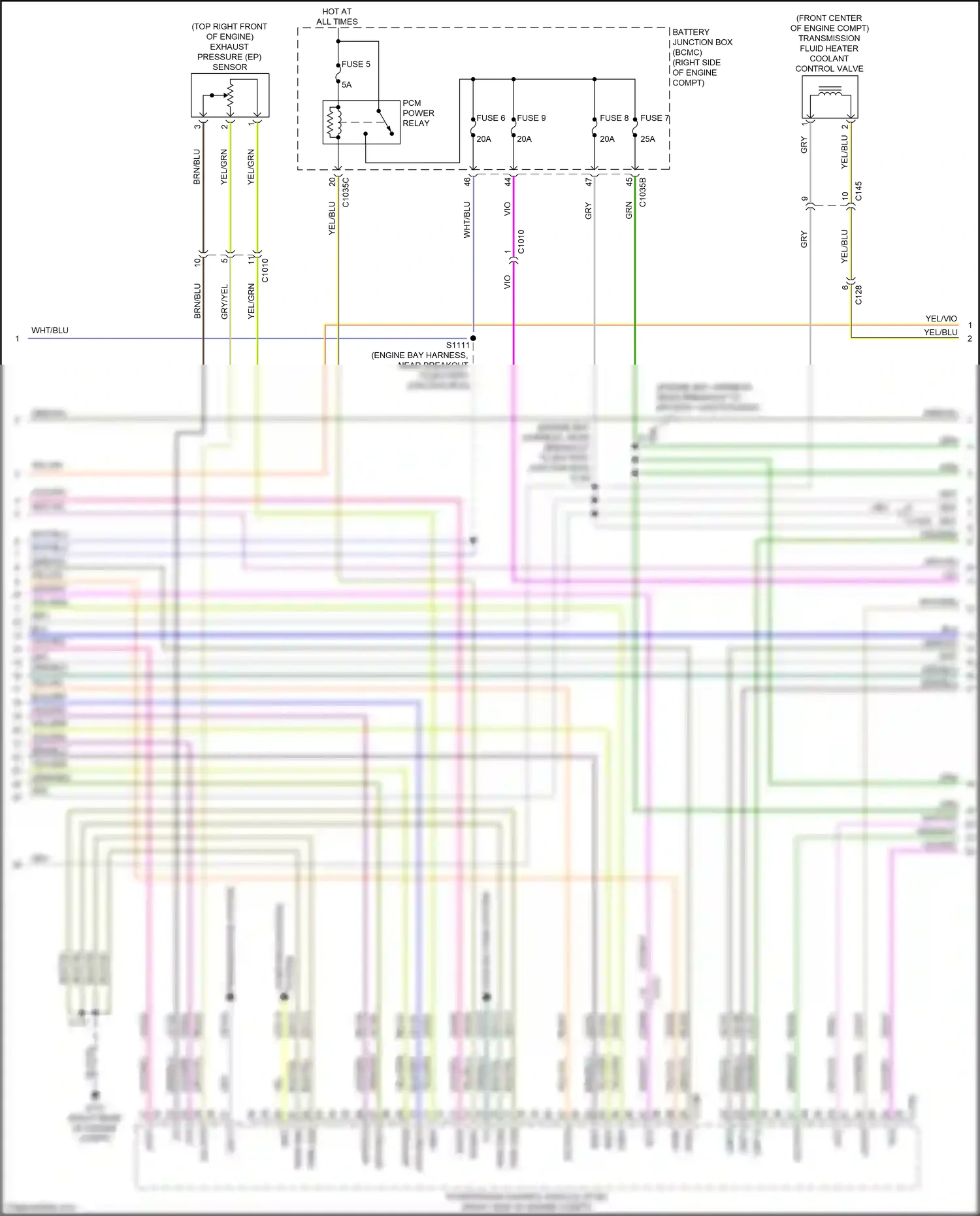 Ford Expedition IV facelift (2022-2024) transmissions system wiring diagram  (7 of 7)