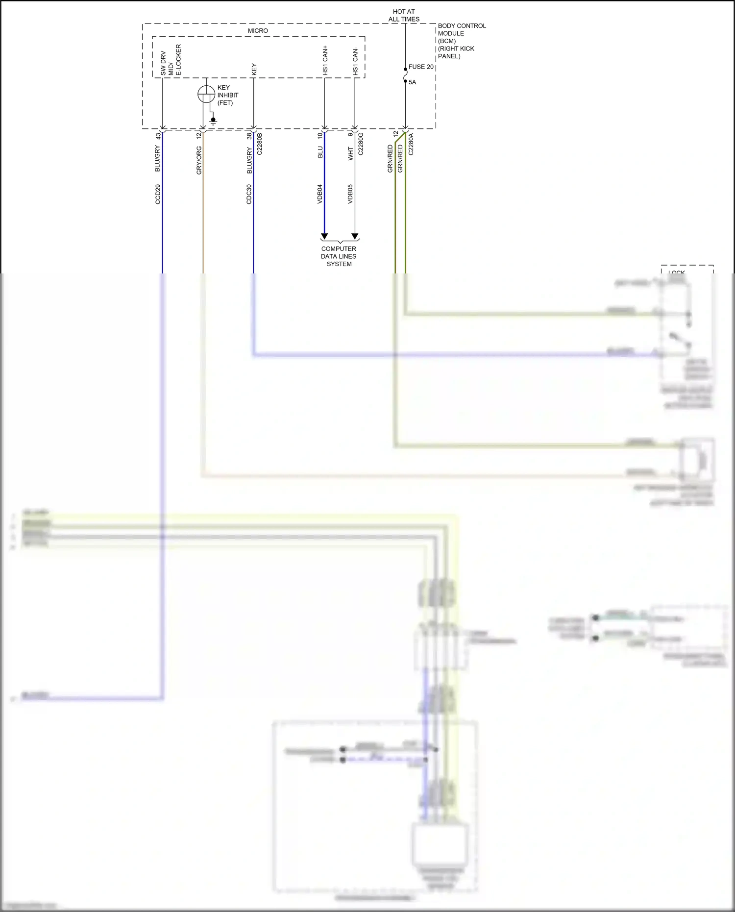 Ford Expedition IV facelift (2022-2024) transmissions system wiring diagram  (4 of 7)